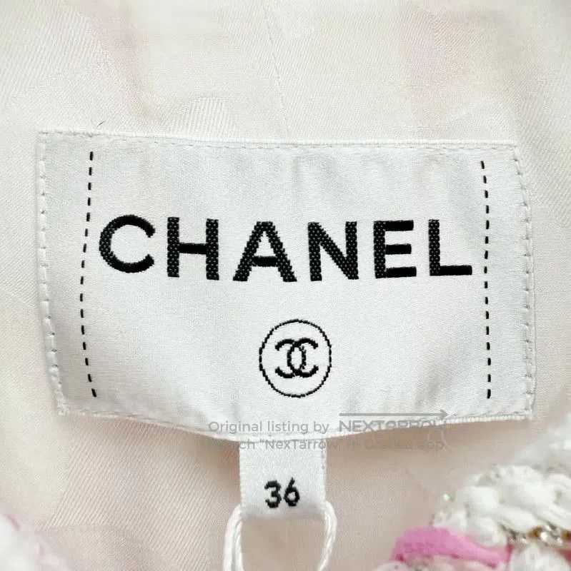 Chanel Chanel Pink Checked Women's Coat . Size XXS / US 00 / IT 34 - 2 Thumbnail
