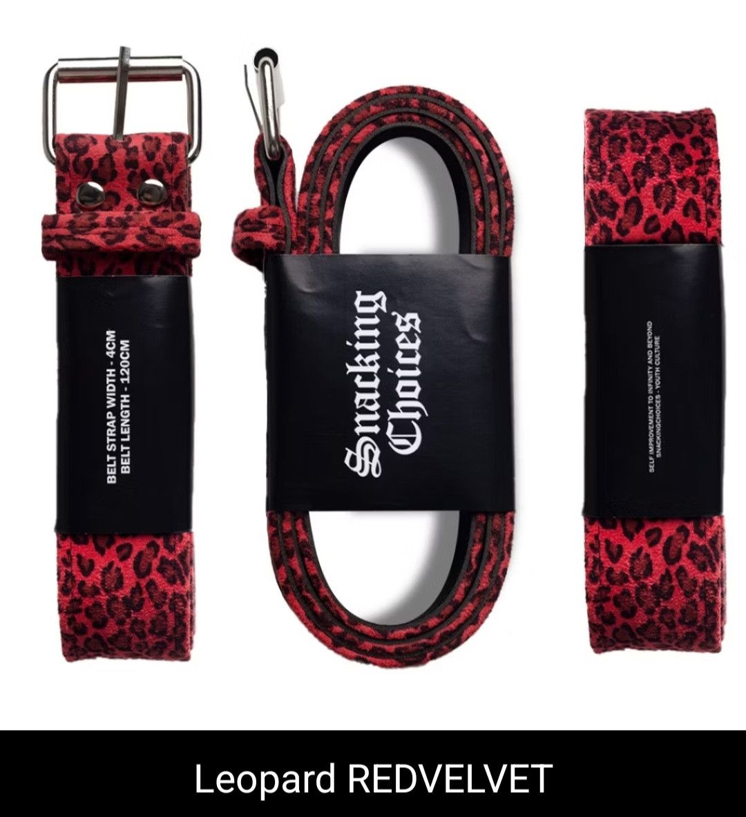 Japanese Brand 💥Red Valvet y2k streetwear harajuku Belt Size ONE SIZE - 1 Preview