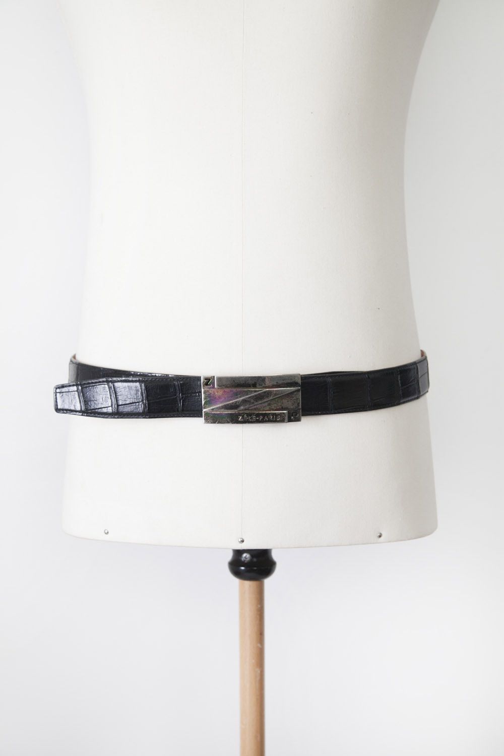 Other Zéle Paris crocodile belt w/ buckles Size 30 - 1 Thumbnail