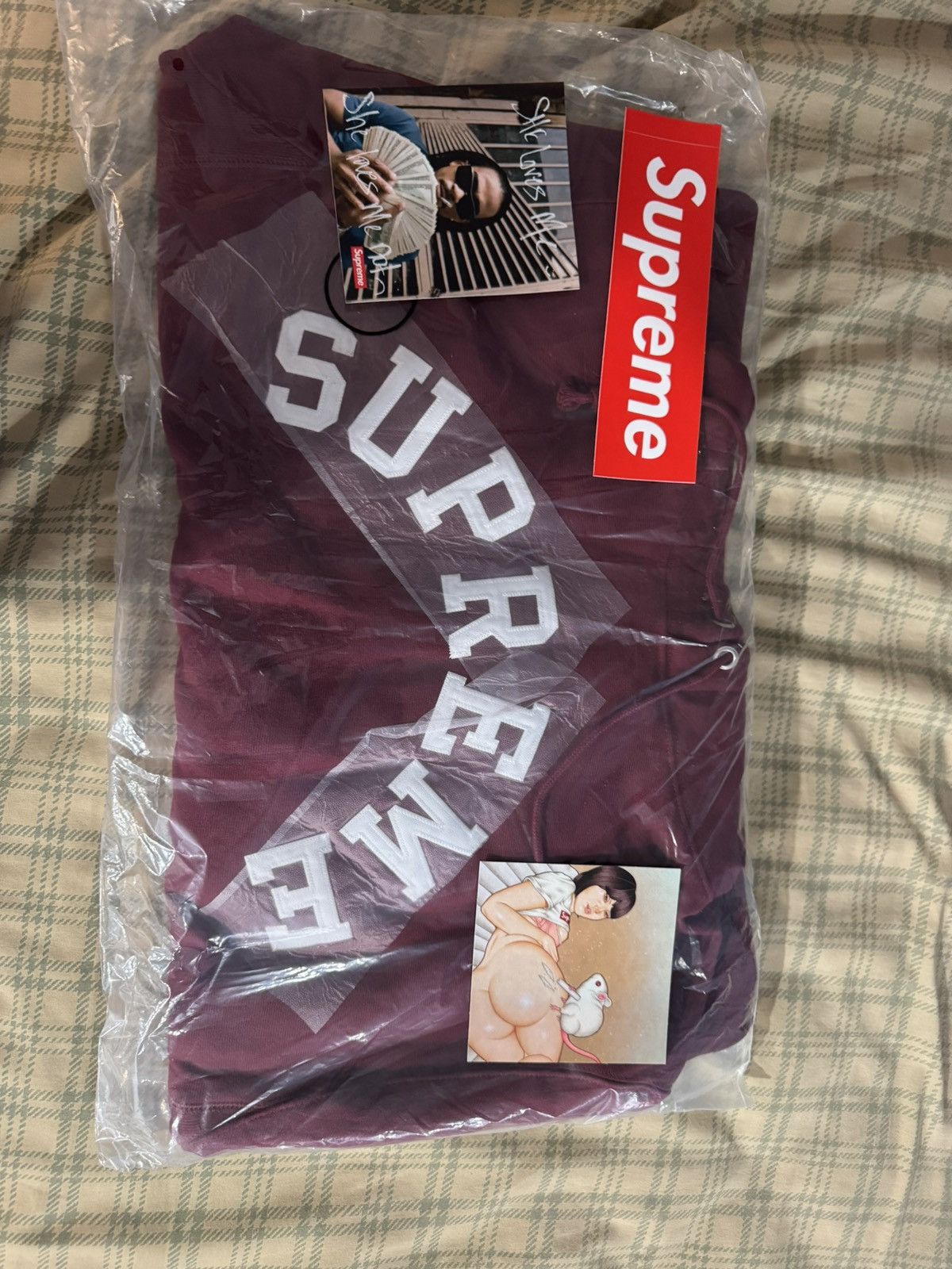 Champion × Supreme Supreme Champion Hooded Sweatshirt Size US L / EU 52-54 / 3 - 3 Thumbnail
