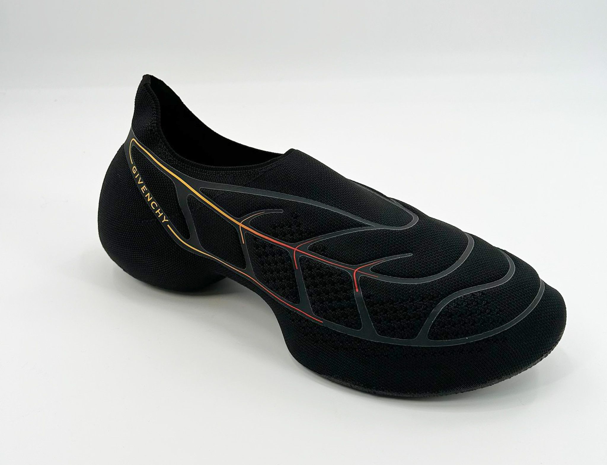 Givenchy Givenchy Black/Yellow TK-360 Plus Sneakers Size US 15 / EU 48 - 2 Thumbnail