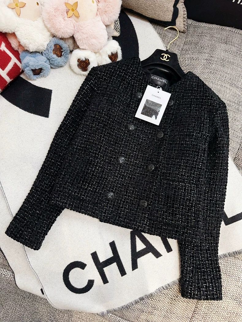 Chanel Chanel 22B autumn and winter preview black double-breasted Size XXS / US 00 / IT 34 - 7 Thumbnail