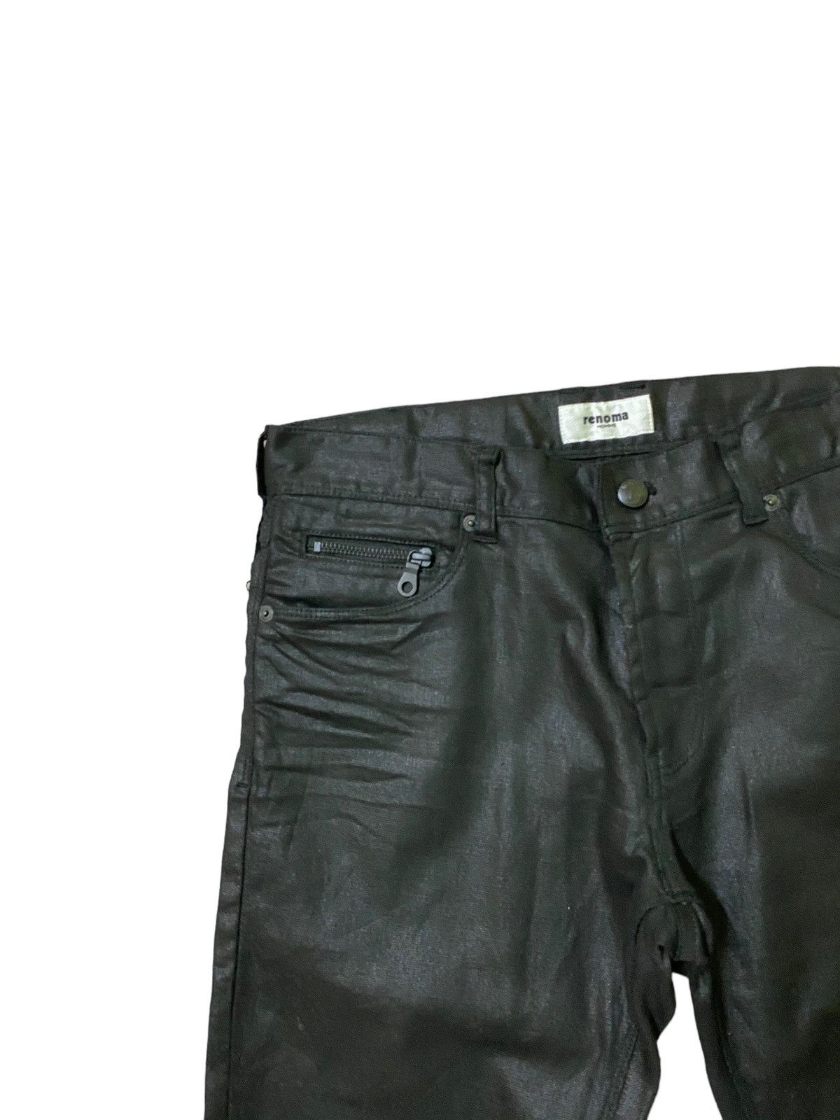 Renoma RARE ARCHIVE RENOMA HOMME WAXED DENIM JEANS Size US 30 / EU 46 - 4 Thumbnail