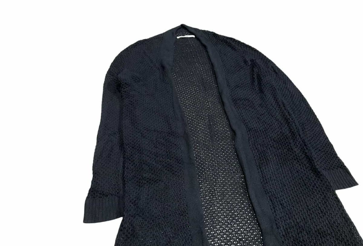 If Six Was Nine × Japanese Brand × Le Grande Bleu (L.G.B.) 🔥Y2K Japanese Yevs Goth Punk Mesh Open Knit Long Cardigan Size US XL / EU 56 / 4 - 3 Thumbnail