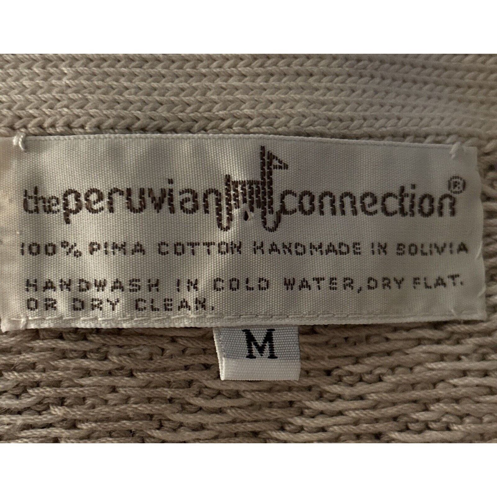 Other PERUVIAN CONNECTION Pima Cotton Boat Neck Sweater Med Size M / US 6-8 / IT 42-44 - 6 Thumbnail