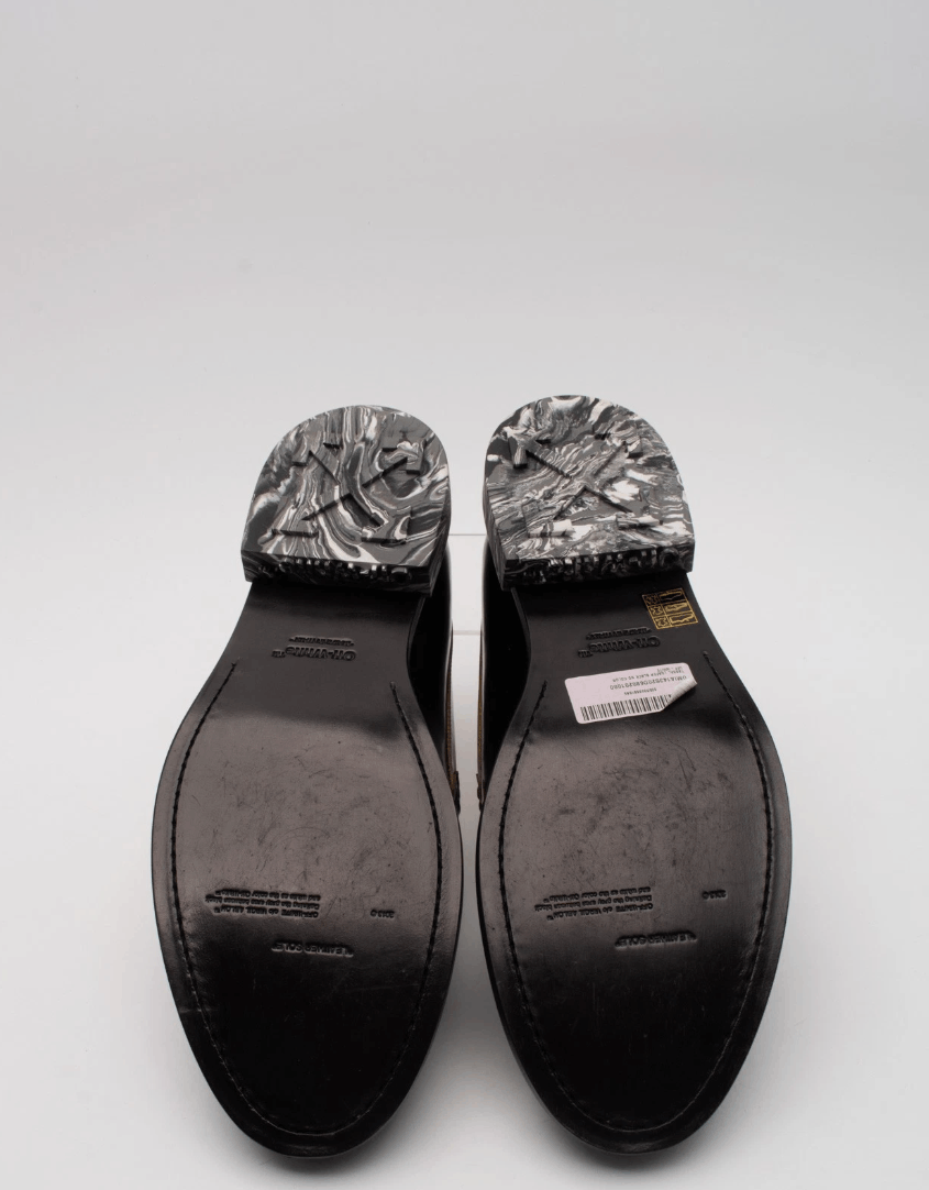 Off-White OFF-WHITE Leather Tassel Loafers Size US 13 / EU 46 - 4 Thumbnail