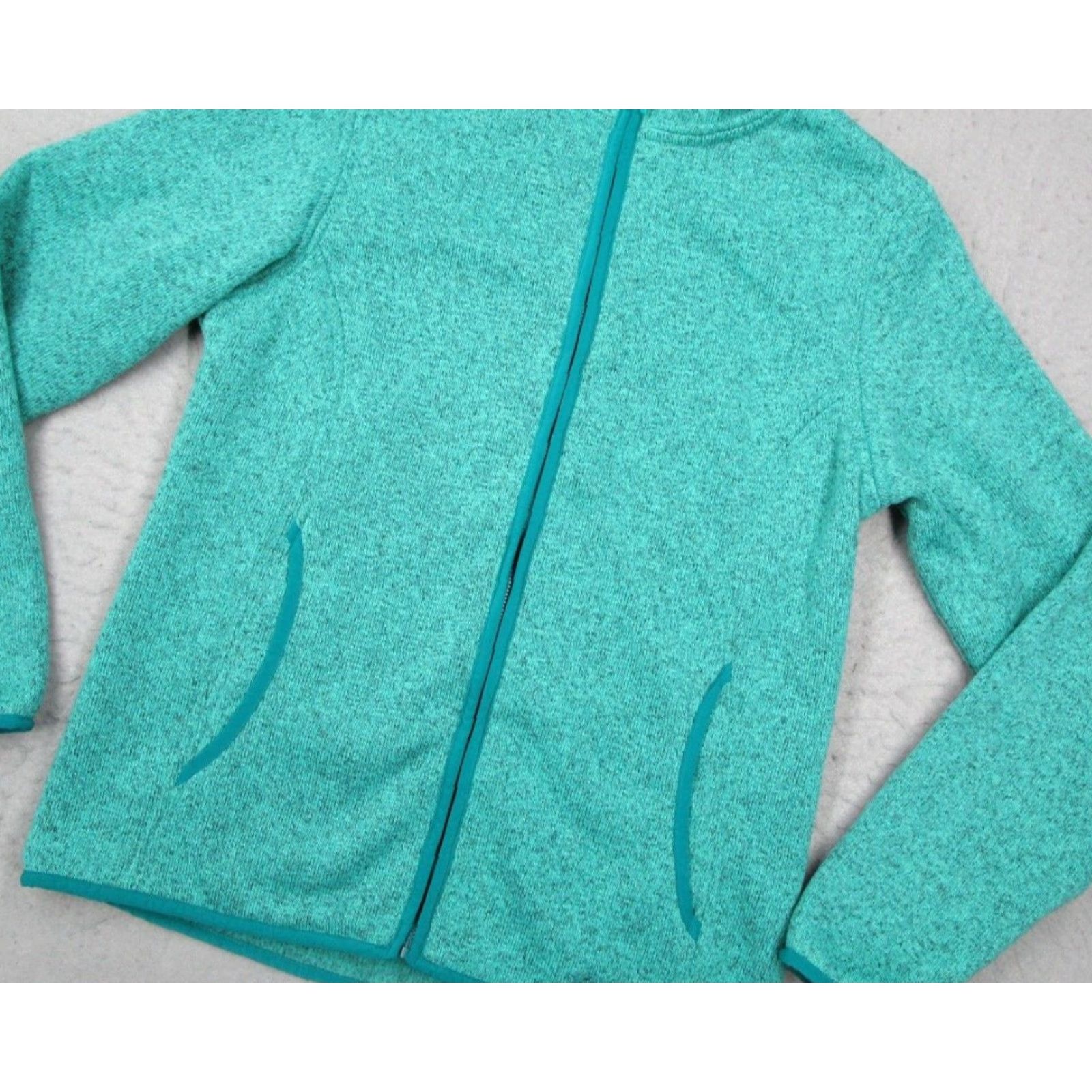 Marmot Marmot Jacket Womens Large Blue Full Zip Fleece Hooded Outdoor Hike Gorpcore Size L / US 10 / IT 46 - 2 Thumbnail