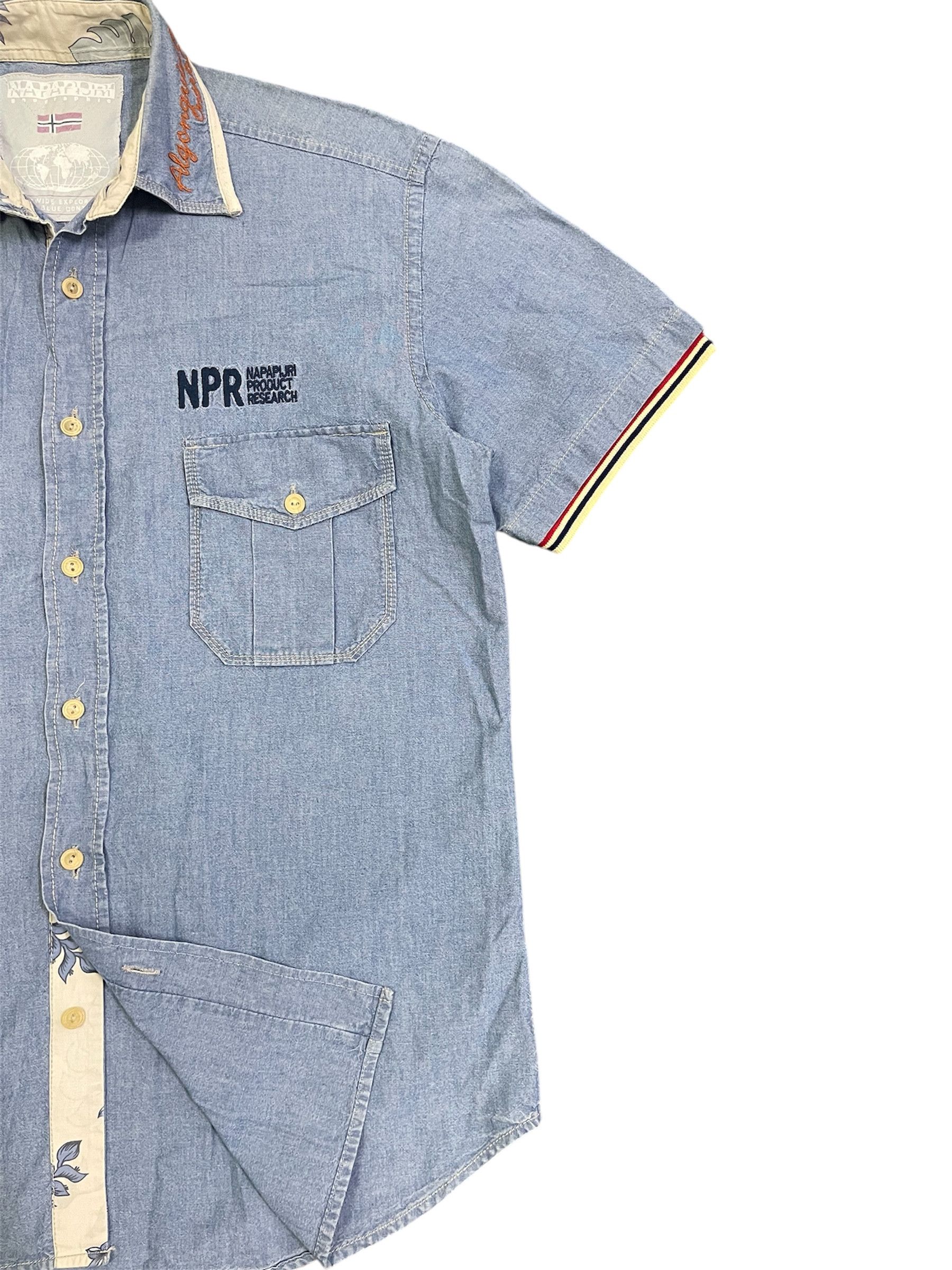 Napapijri Napapijri Chambray Oxford JBA Style Embroidery Logo Size US L / EU 52-54 / 3 - 4 Thumbnail