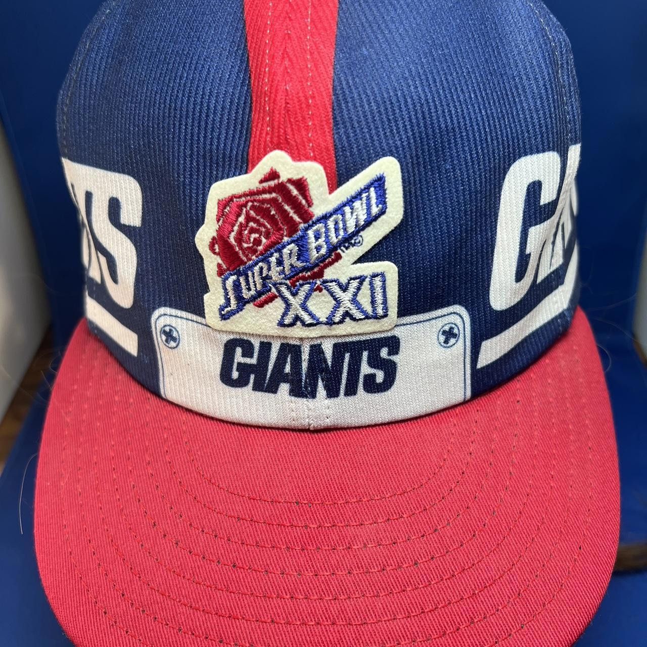 NFL Vintage New York Giants Super Bowl XXI Cap Size ONE SIZE - 3 Thumbnail