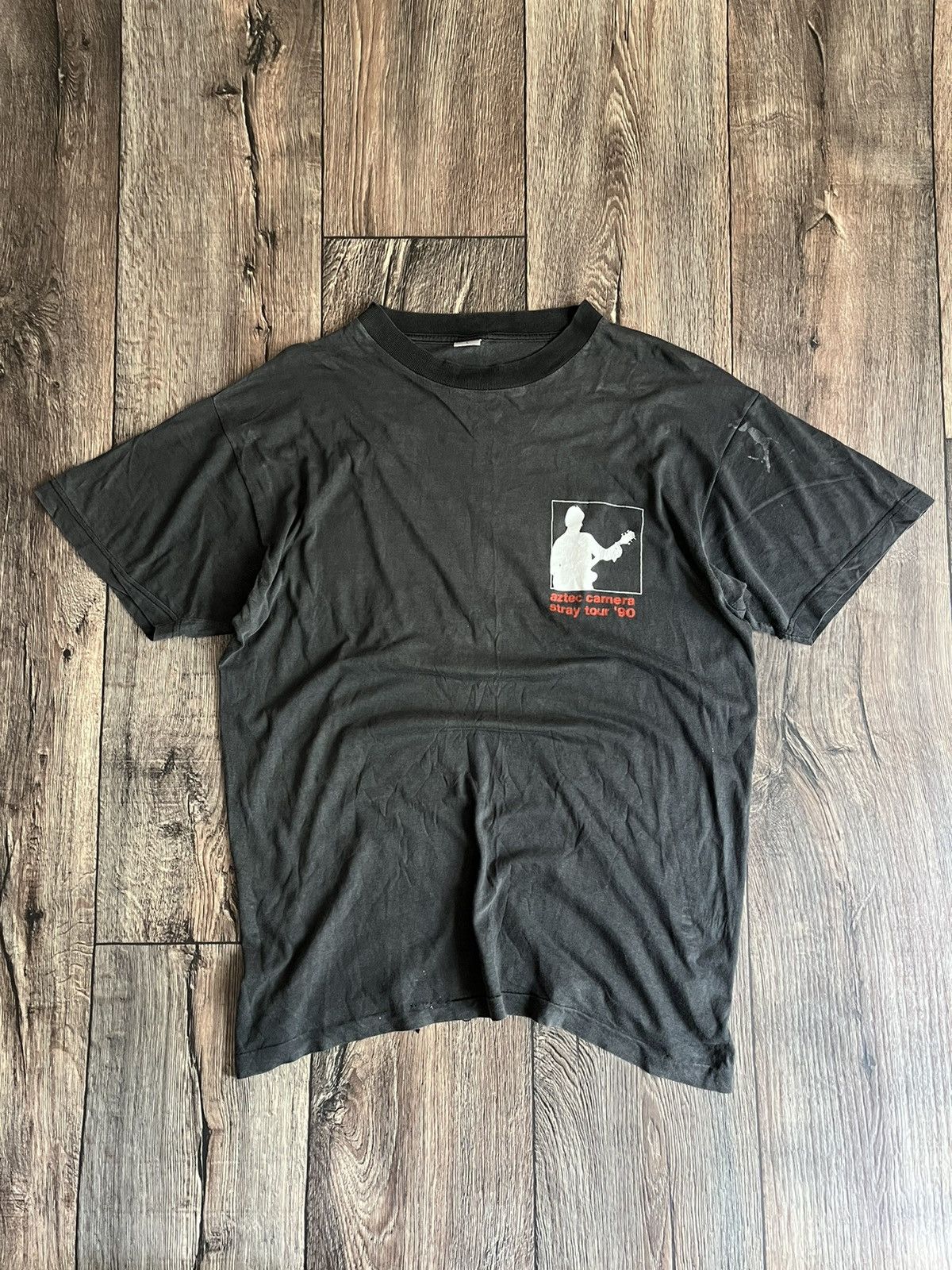 aztec camera STRAY TOUR 1990 Tシャツ　Lサイズ aztec camera STRAY TOUR 1990 Tシャツ Lサイズ 2025年最新