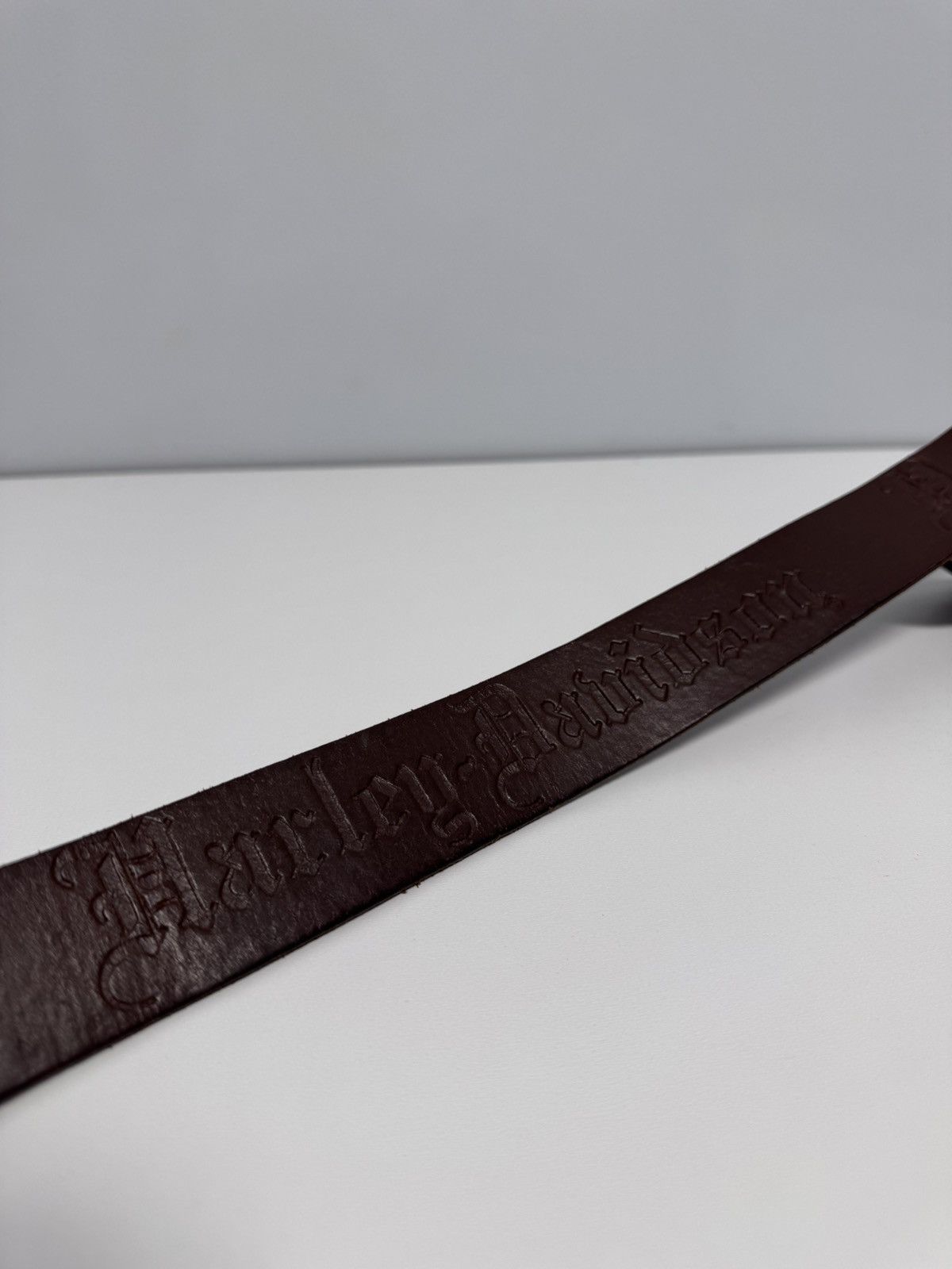Vintage Harley Davidson Vintage Y2K style hype belt leather Size ONE SIZE - 5 Thumbnail