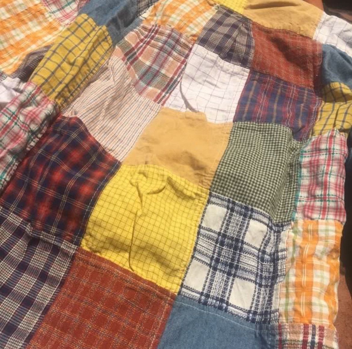 Sugar Cane × Toyo Enterprises Sugarcane Short Patchwork LongSleeve Shirt Size US M / EU 48-50 / 2 - 6 Thumbnail