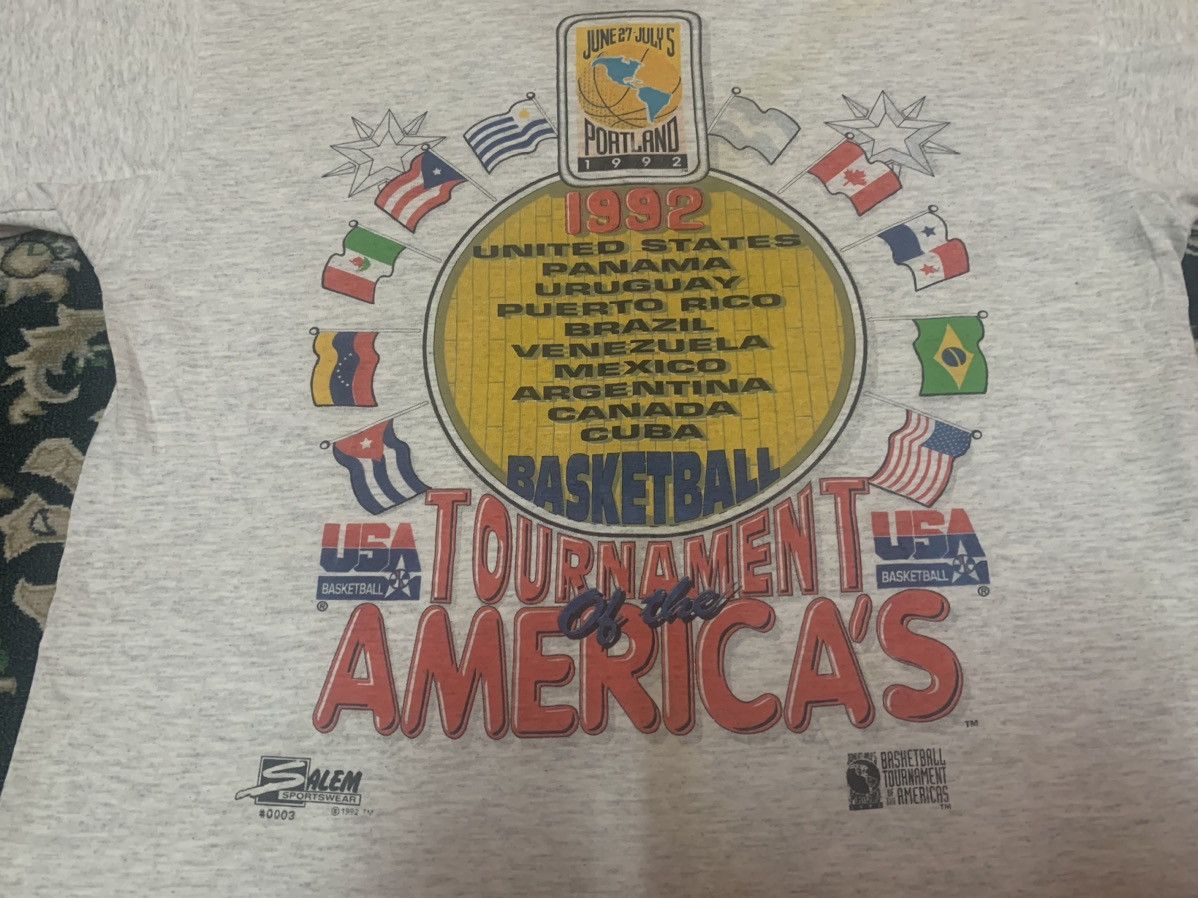 NBA × Salem Sportswear × Vintage 🔥RARE🔥1992 USA DREAM TEAM BASKETBALL TOURNAMENT Size US M / EU 48-50 / 2 - 5 Thumbnail
