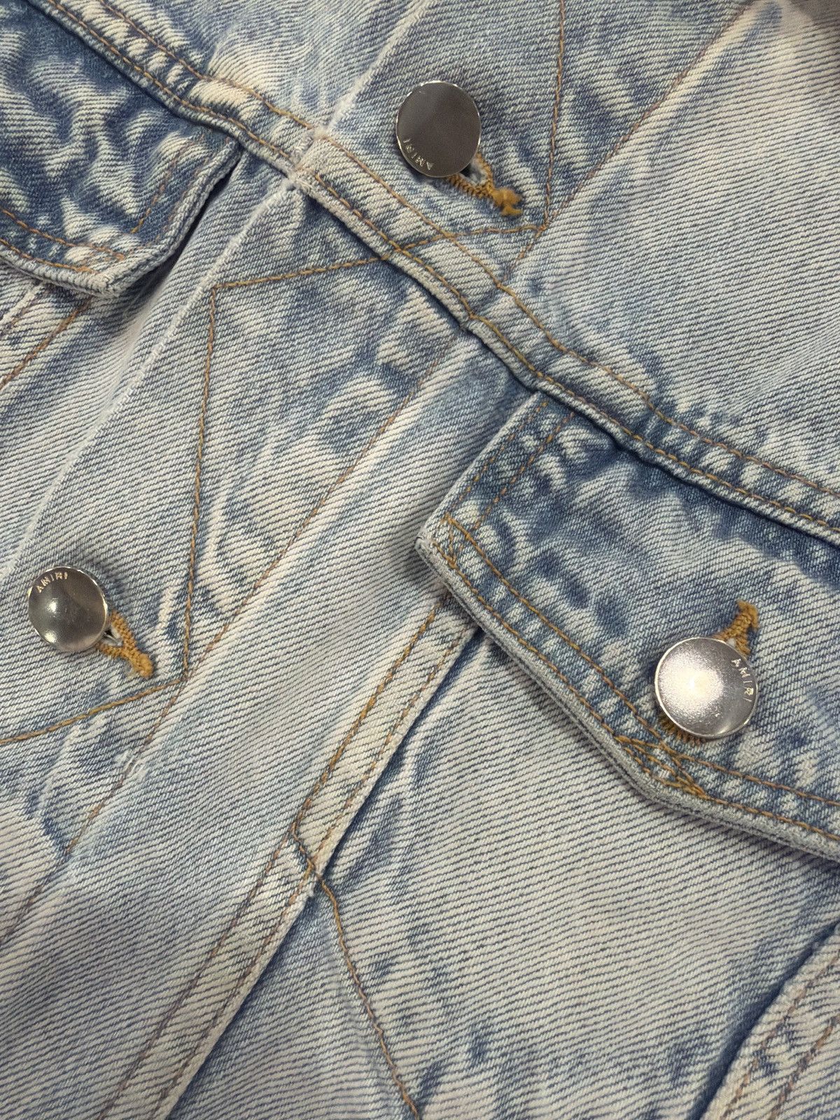 Amiri Amiri Light Wash Denim Jacket Size US M / EU 48-50 / 2 - 3 Thumbnail