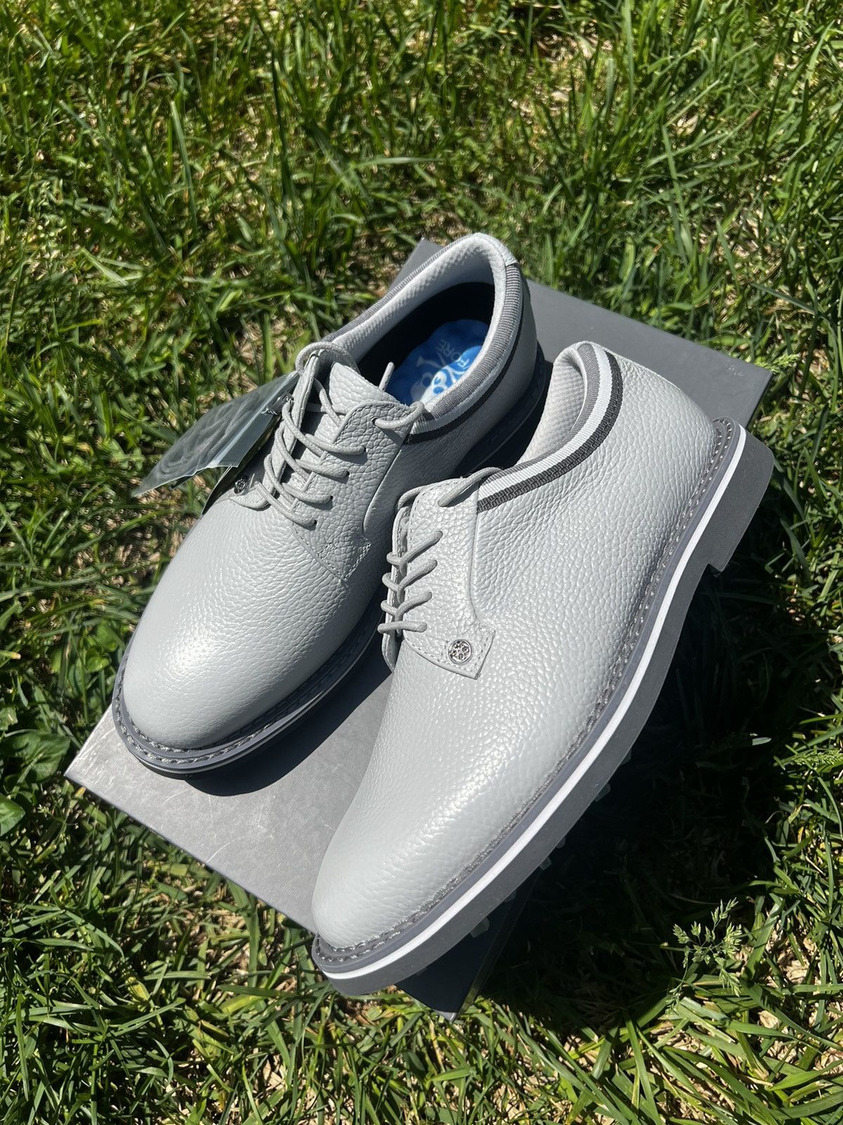 G/FORE NEW G/FORE size 7.5 Mens Grosgrain Gallivanter Golf Grey Size US 7.5 / EU 40-41 - 6 Thumbnail