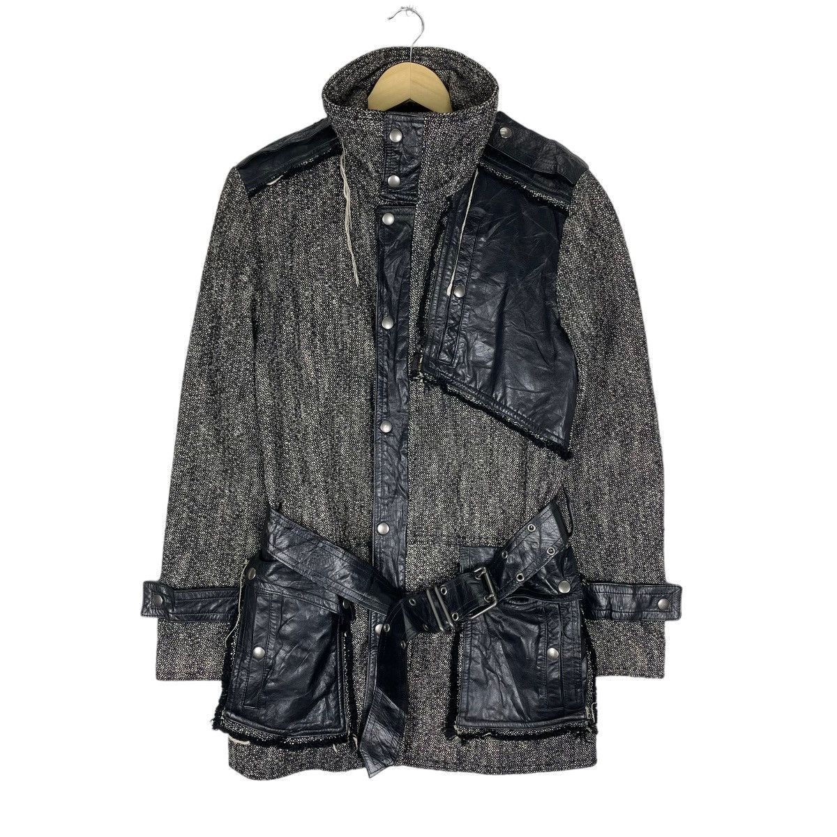 5351 POUR LES FEMMES 🌟5351 POUR HOMME COWHIDE LEATHER PART JACKET Size M / US 6-8 / IT 42-44 - 2 Thumbnail