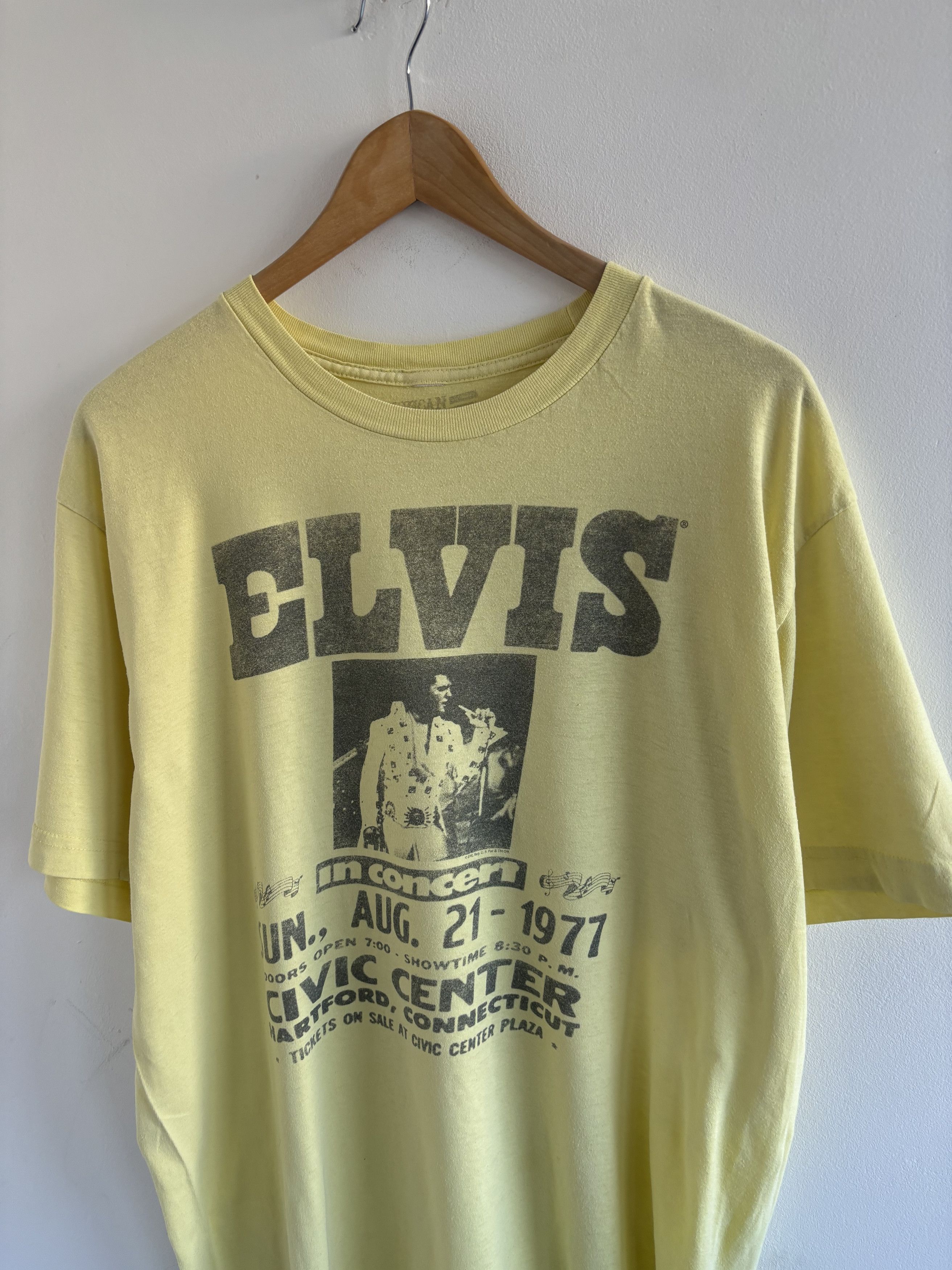 Band Tees Vintage Elvis Presley 1977 Promo Tee Size US L / EU 52-54 / 3 - 2 Thumbnail