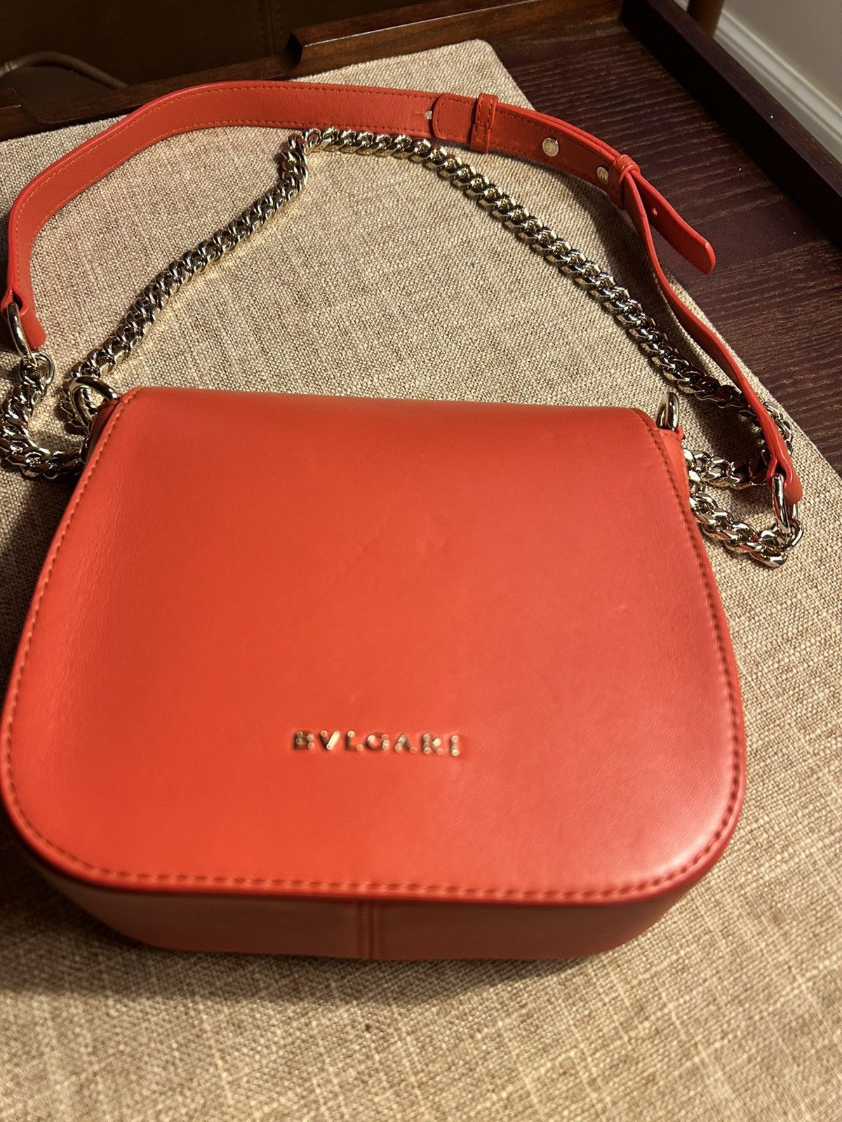 Bvlgari Bvlgari Divas Dream Flap Cover Chain Cross Bag In Vulcan Size ONE SIZE - 5 Thumbnail