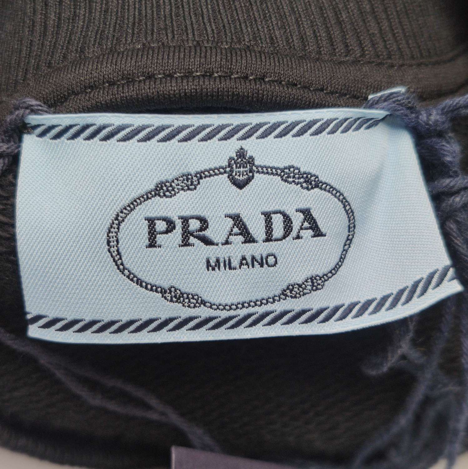 Prada Prada Logo Cotton Crewneck Cropped Top . Size S / US 4 / IT 40 - 5 Thumbnail