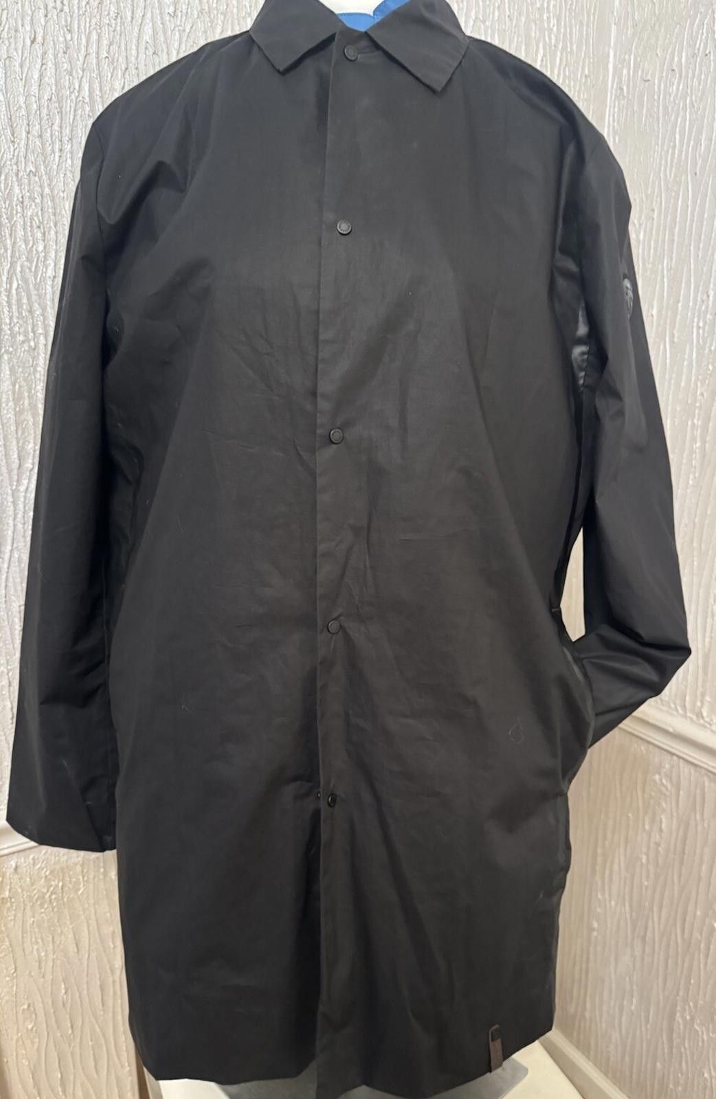 Rudsak RUDSAK Mens Black Trench Coat Waterproof SzL/M Size US L / EU 52-54 / 3 - 5 Thumbnail