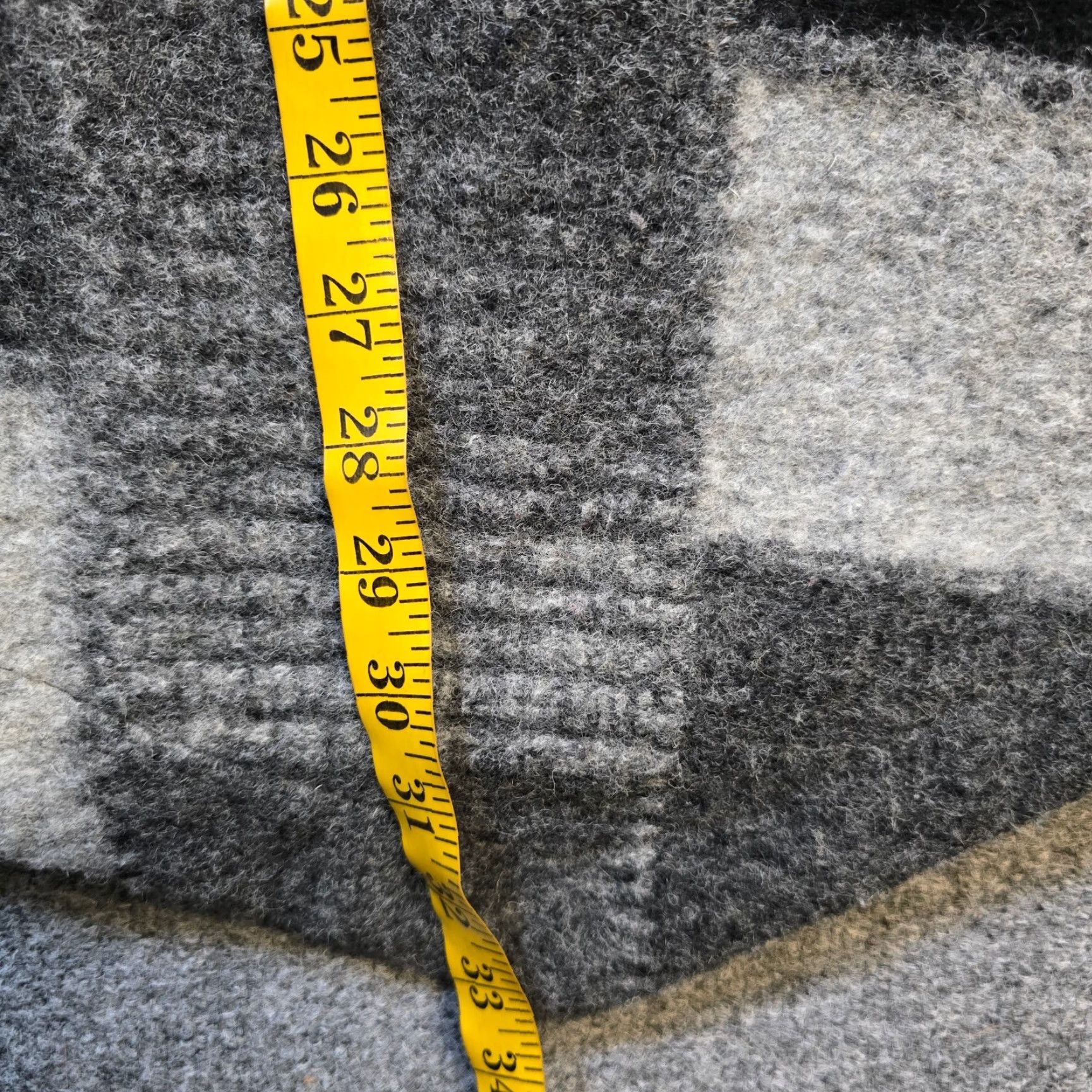 Habitat Habitat Jacket Womens Gray Plaid Wool Blend Long Button Career Medium Size M / US 6-8 / IT 42-44 - 6 Thumbnail