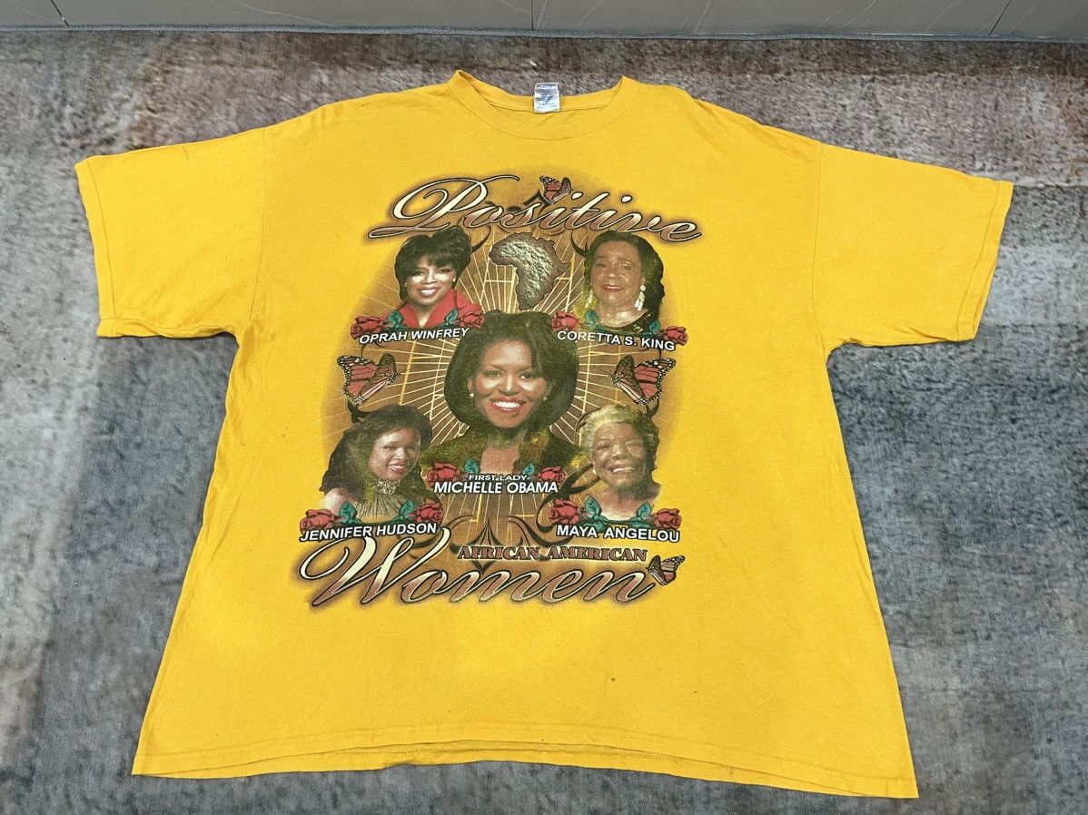 Band Tees × Vintage Vintage Women Of Great Positive Women Size US XL / EU 56 / 4 - 2 Thumbnail