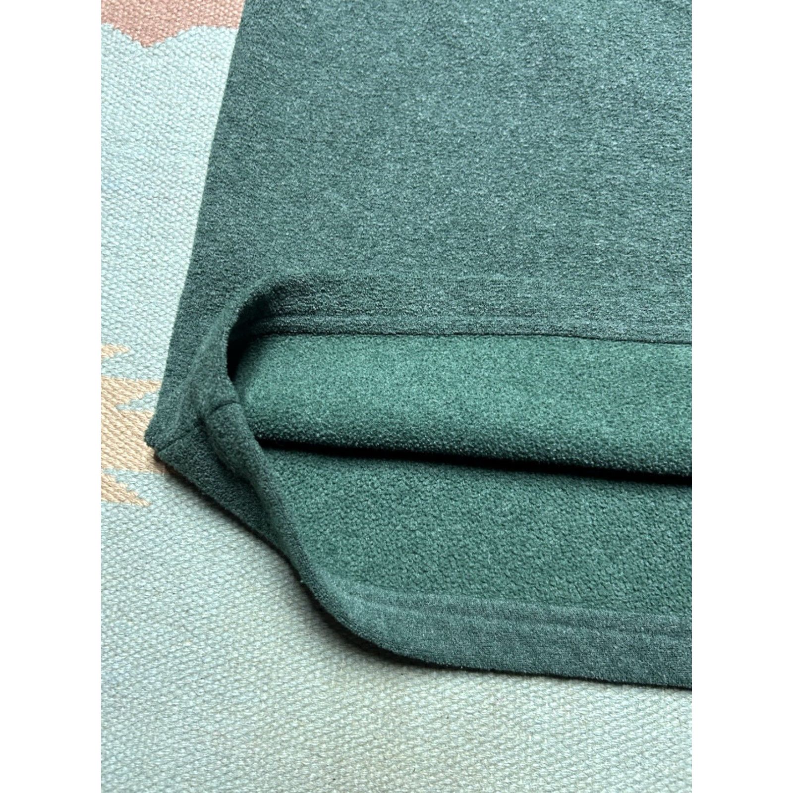 Adidas VINTAGE adidas Fleece Sweater Pullover Shirt Soccer V Neck Forest Green Large Mens Size US L / EU 52-54 / 3 - 5 Thumbnail