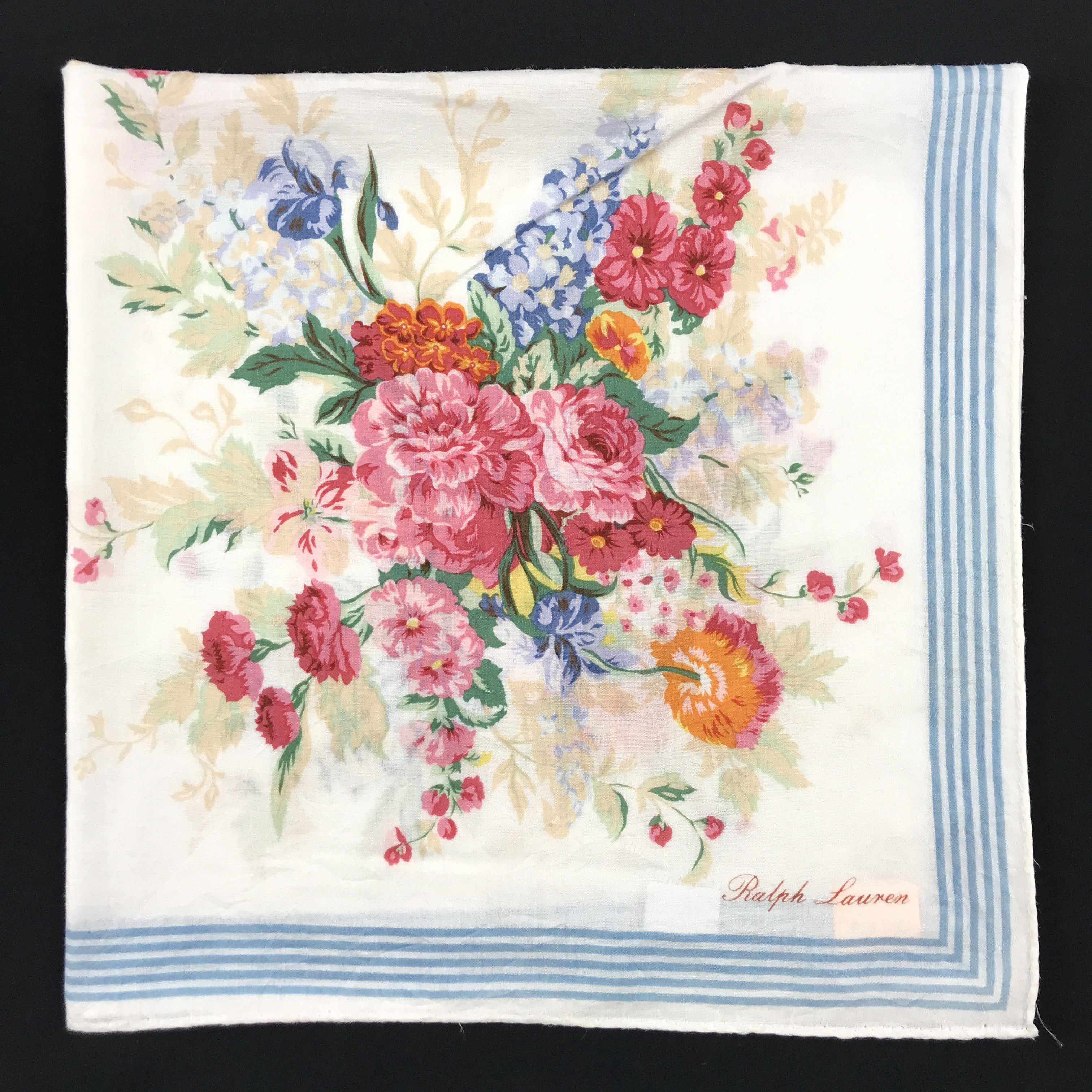 Designer × Ralph Lauren × Vintage Vintage Ralph Lauren Bandana Neckerchief Handkerchief Size ONE SIZE - 2 Thumbnail