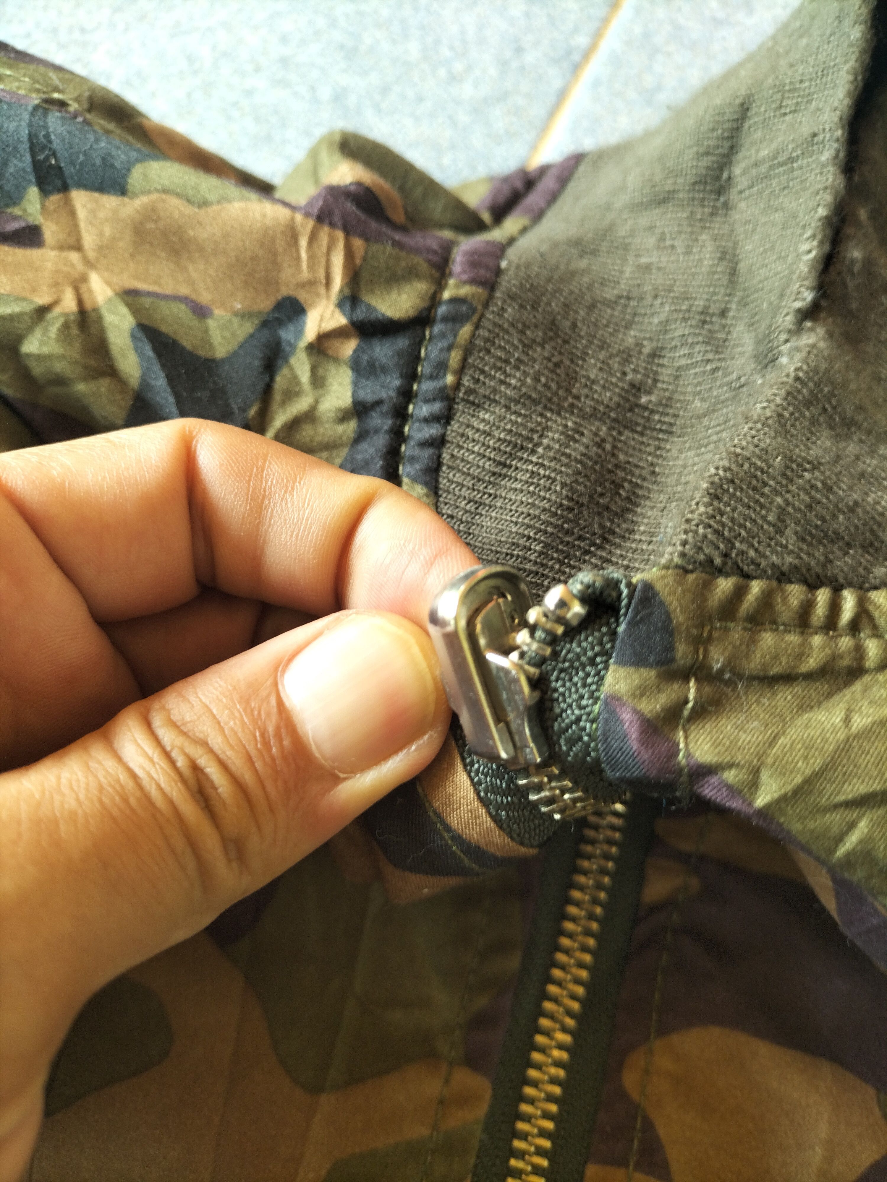 Vintage Vintage Military Reversible Army Camouflage Bomber jacket Size US M / EU 48-50 / 2 - 18 Thumbnail