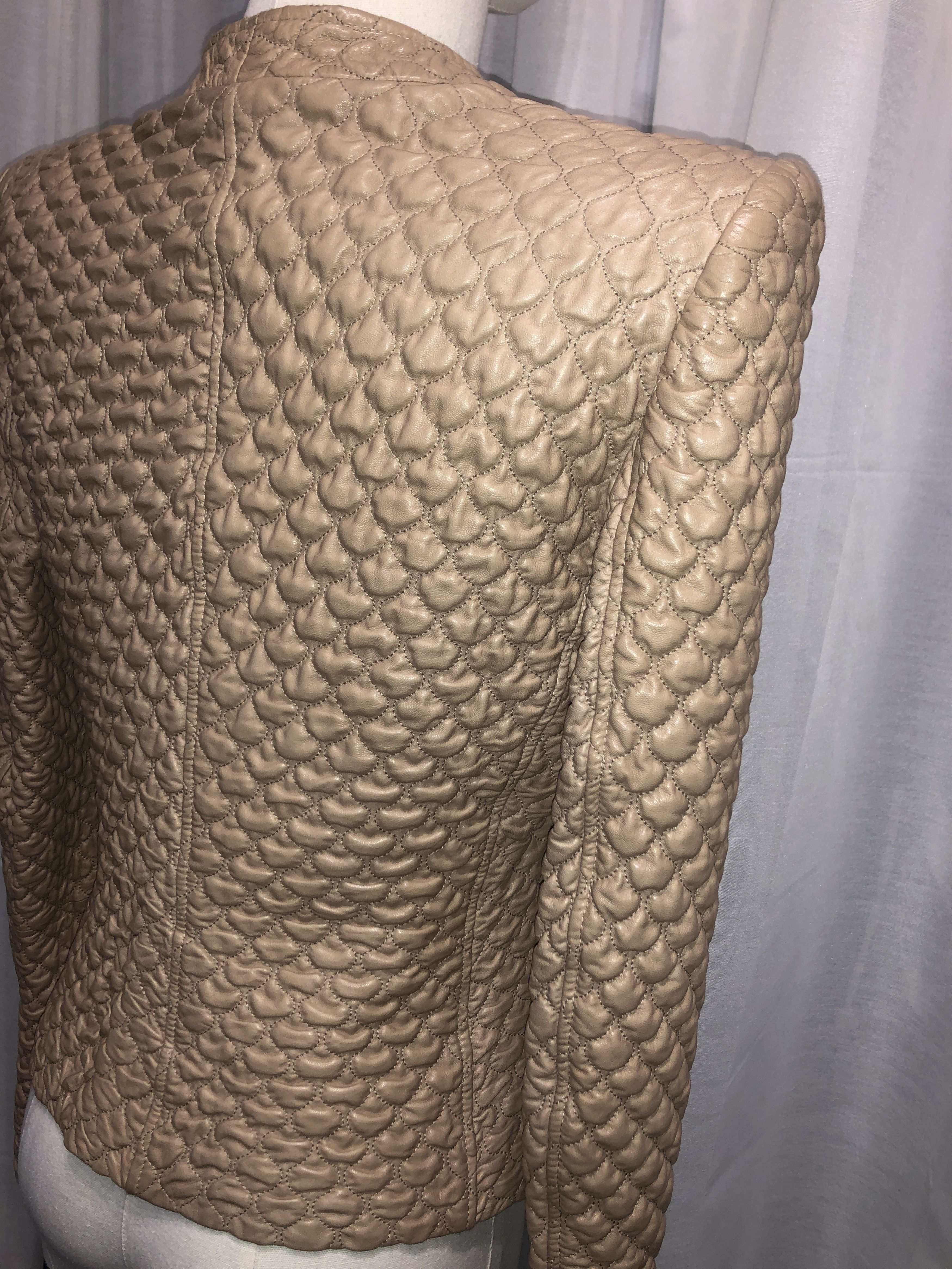 Alexander McQueen Pantheon and Lucem 2004 Quilted Leather Jacket Size M / US 6-8 / IT 42-44 - 15 Thumbnail