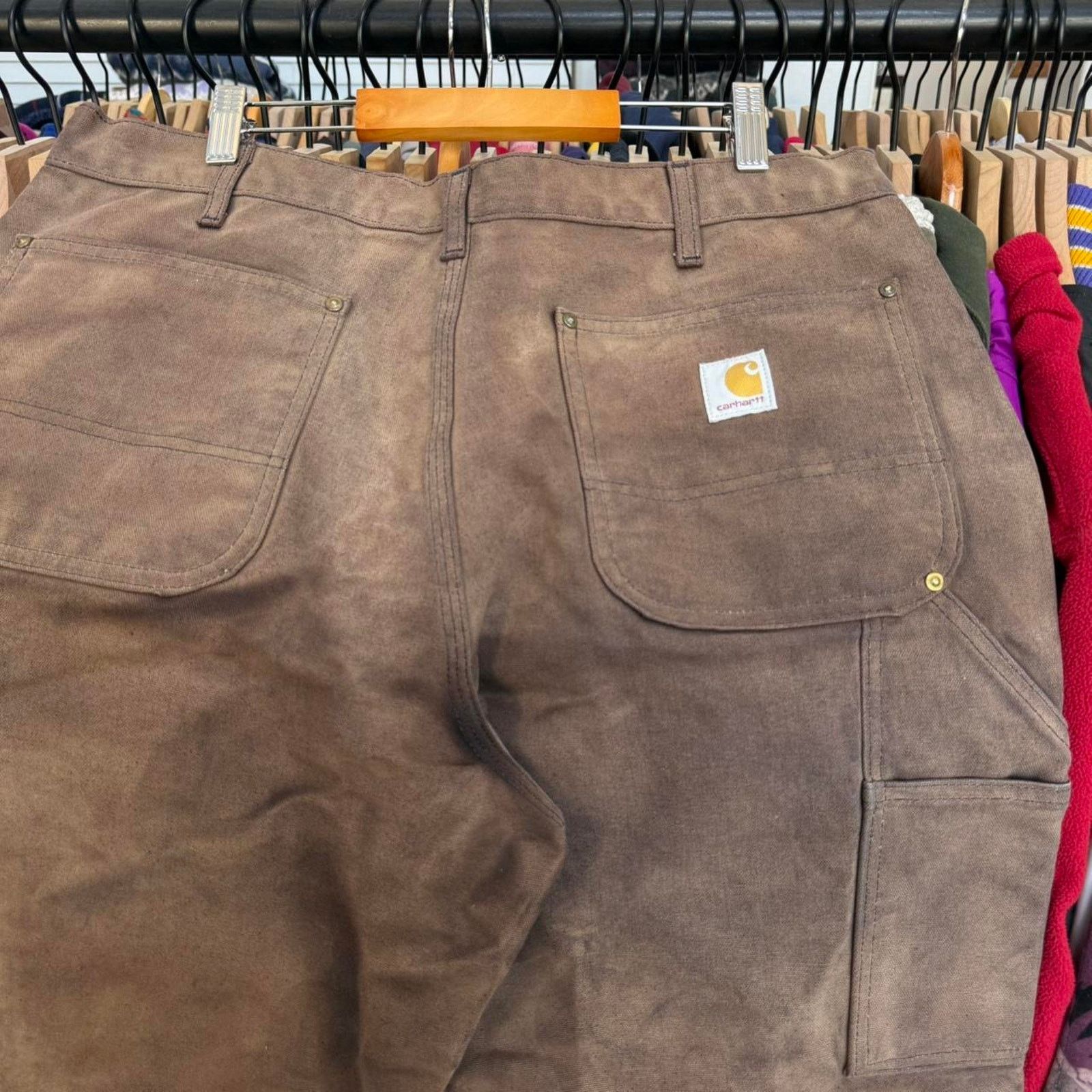 Carhartt Carhartt Double Knee Super Faded Baggy Workwear Pants Size US 35 - 7 Thumbnail