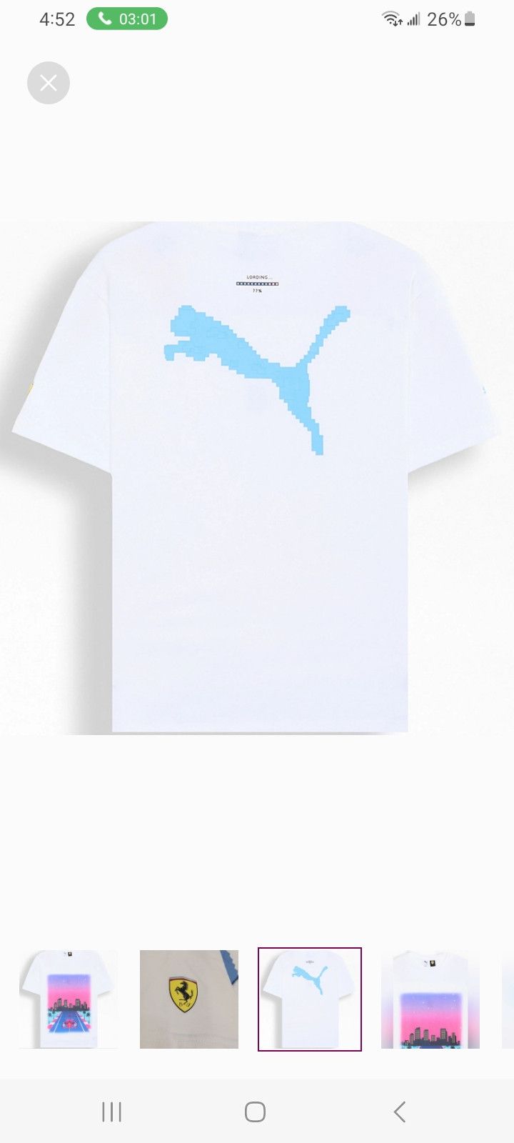 Ferrari × Puma Puma Ferrari Sketches T-Shirt Size US M / EU 48-50 / 2 - 3 Thumbnail