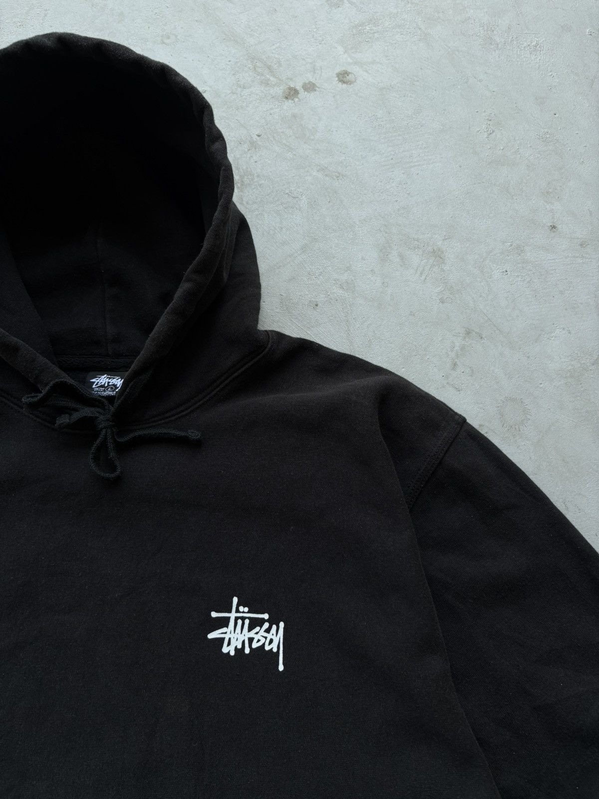 Stussy Stüssy Basic Hoodie Size US L / EU 52-54 / 3 - 3 Thumbnail