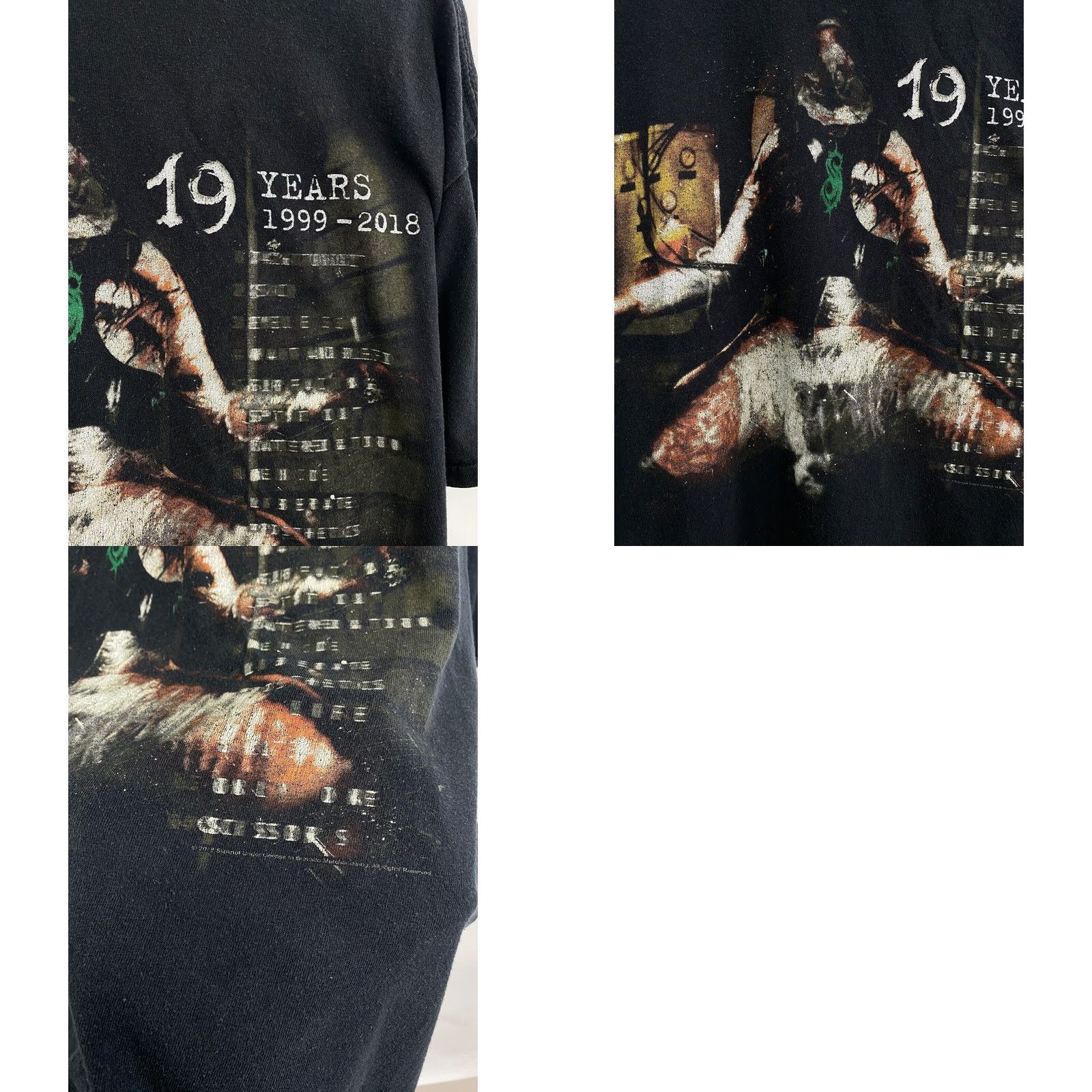 Gildan Vintage Slipknot Debut Album 1999-2018 Rock Band T-Shirt XL Black Mens Size XL Size US XL / EU 56 / 4 - 8 Thumbnail