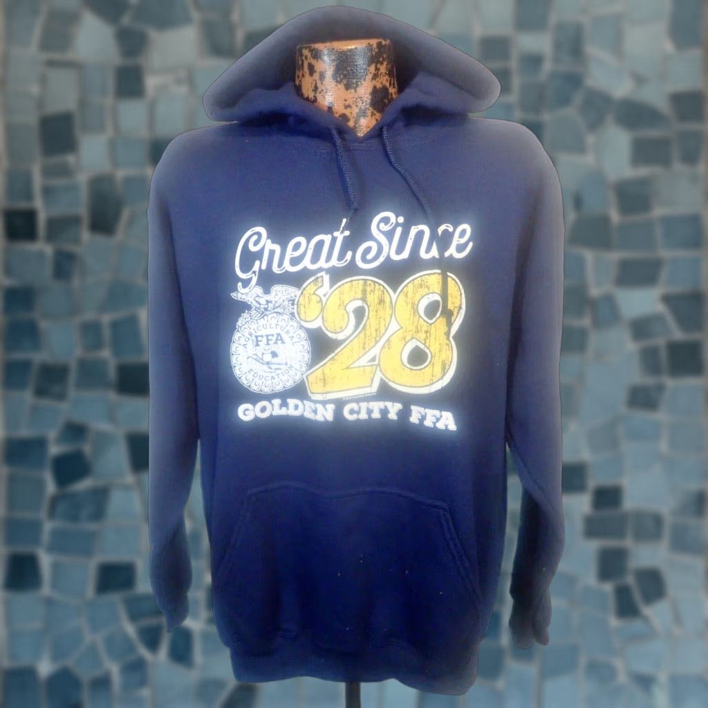Gildan Gildan Navy Blue Hooded Sweatshirt Mens L Future Farmers Of America FFA Agriculture Heavy Blend Pullover Hoodie Navy Size US L / EU 52-54 / 3 - 1 Thumbnail