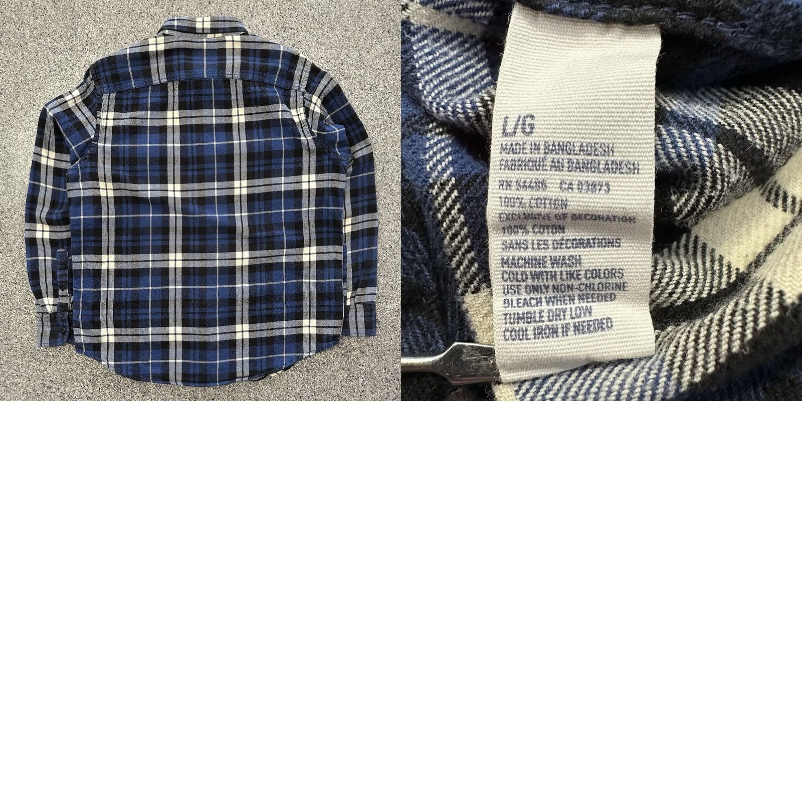 American Eagle Outfitters American Eagle Outfitters Flannel Shirt Mens L Blue AE Athletic Regular Fit Button-Up Casual Shirt Size US L / EU 52-54 / 3 - 8 Thumbnail