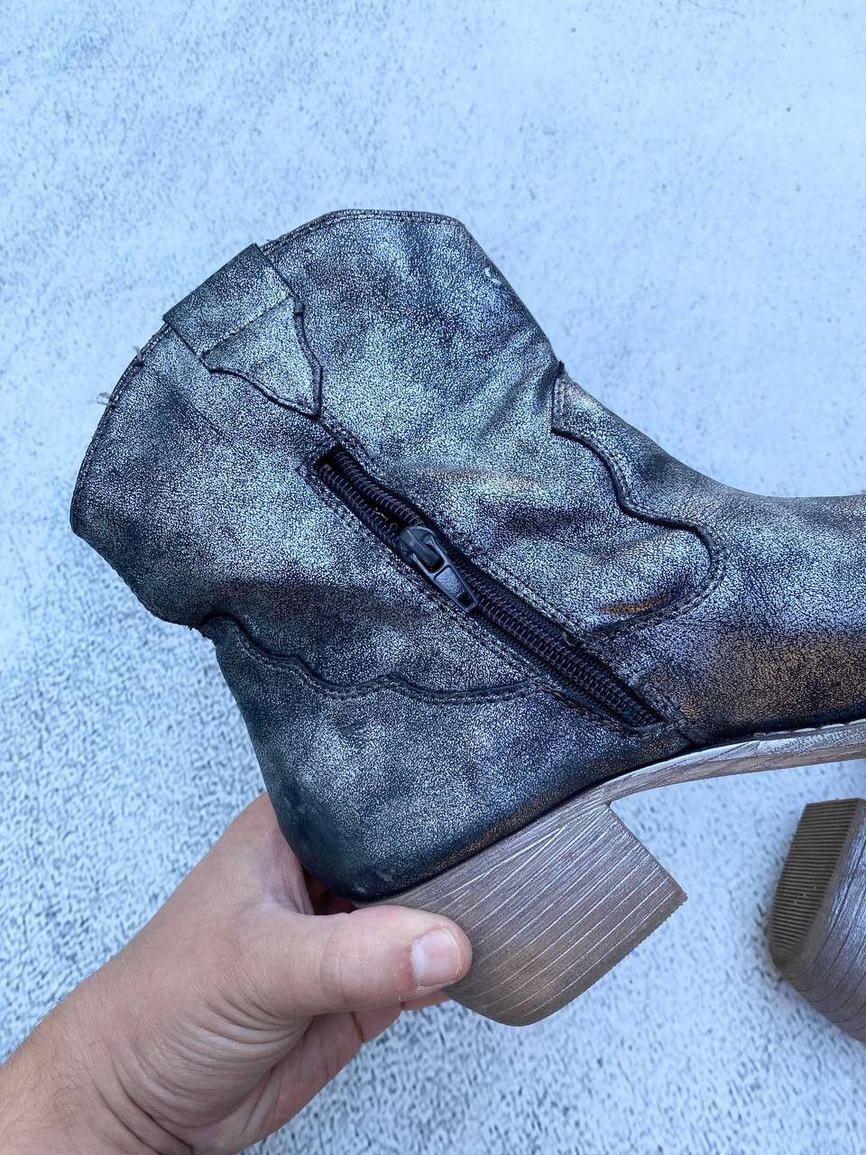 If Six Was Nine Vintage As 98 Rick Owens style Faded Cowboy Biker High Boots Size US 6 / EU 39 - 12 Thumbnail