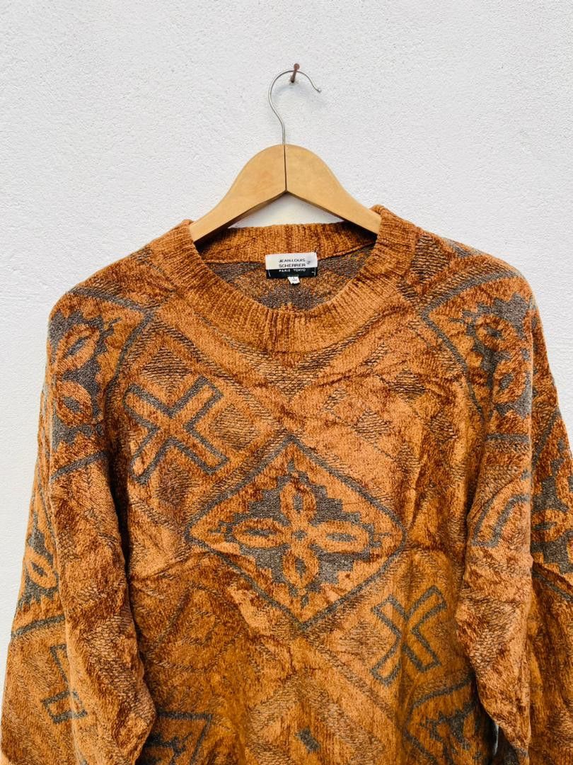 Japanese Brand Vintage Jean-Louis Scherrer Paris Designer Fashion Style Size US L / EU 52-54 / 3 - 3 Thumbnail