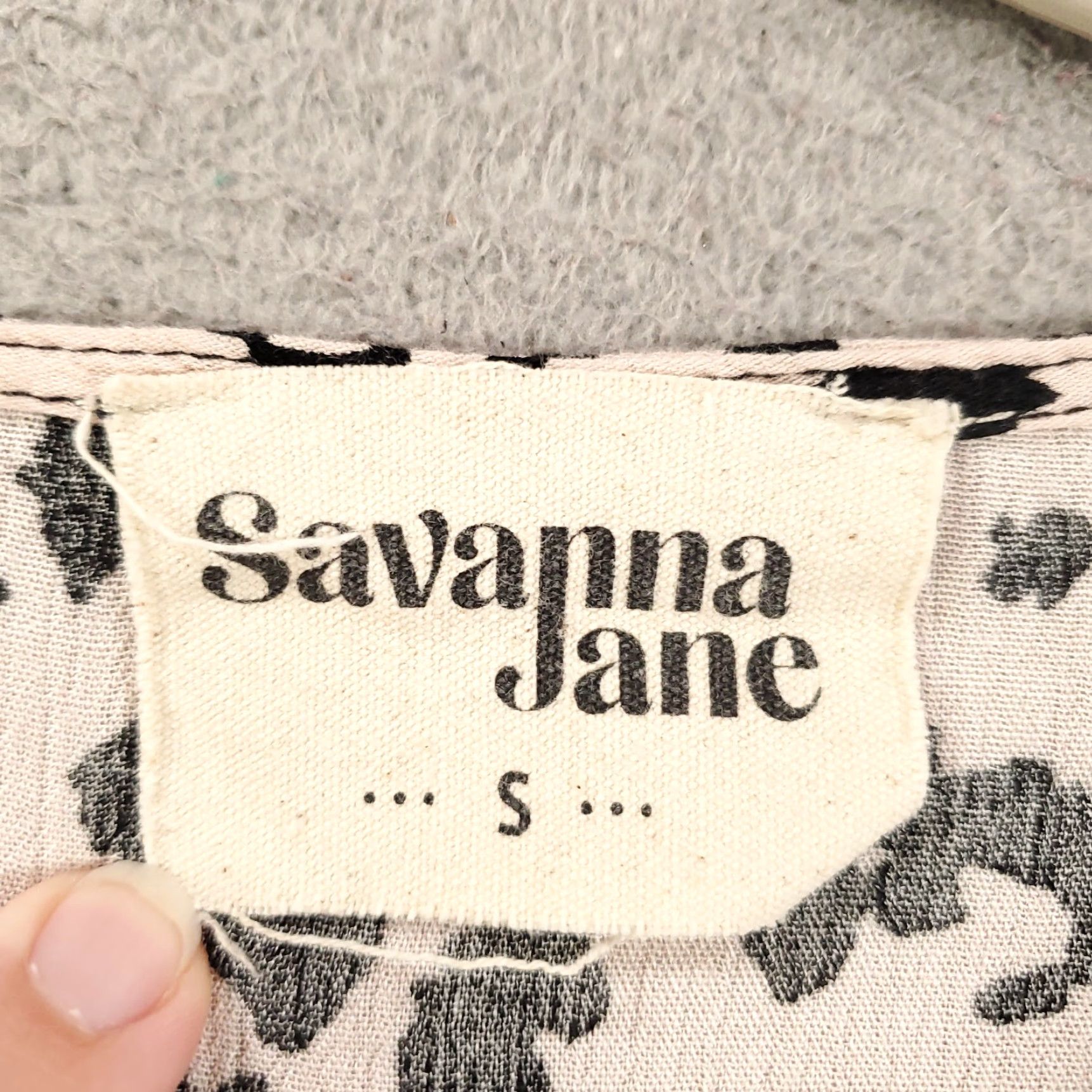 Vintage Savanna Jane Top Womens Small Boho Embroidered Flowers Leopard Blouse Teaming Size S / US 4 / IT 40 - 5 Thumbnail