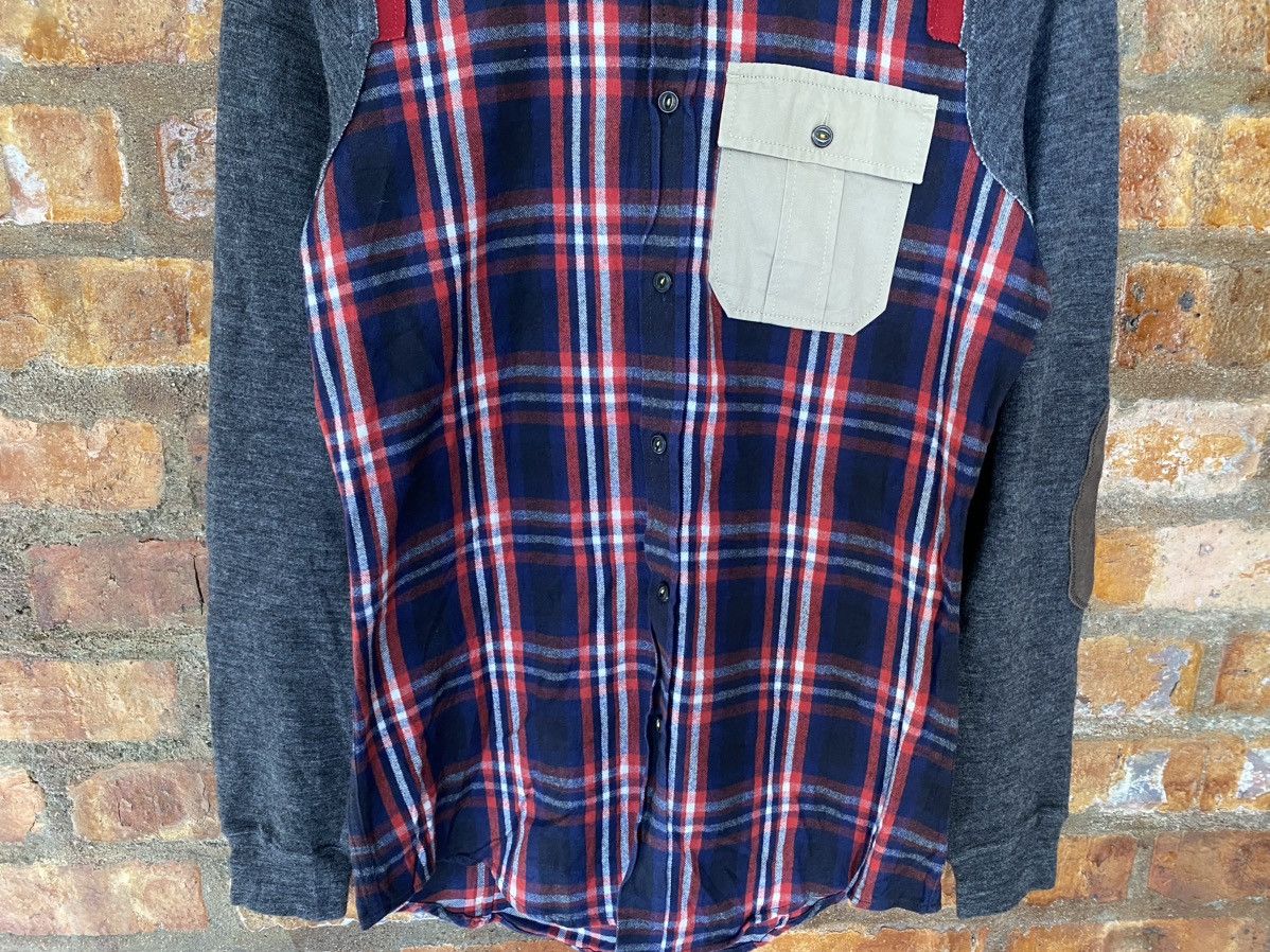 Dsquared2 AW11 Shadow Flannel hybrid leather trim button uo Size US M / EU 48-50 / 2 - 4 Thumbnail