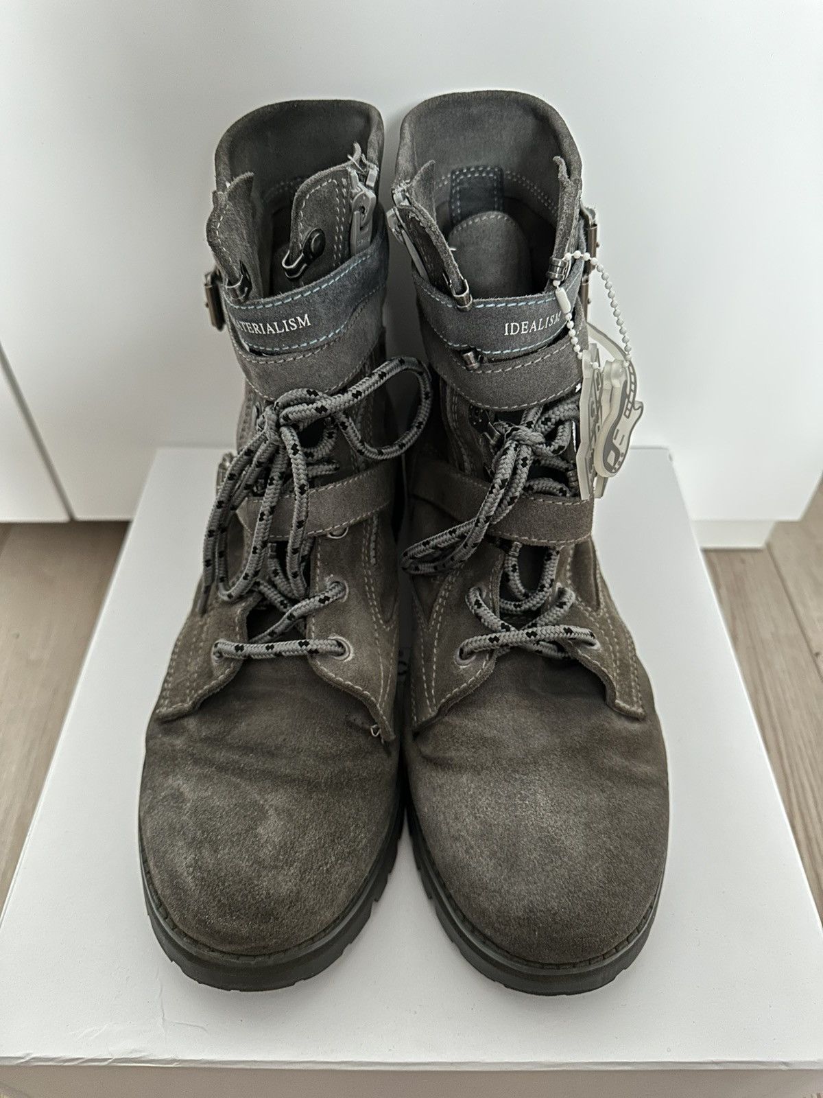 NUMBER (N)INE 08SS BIRDS期 leather boots Number (N)ine SS08 
