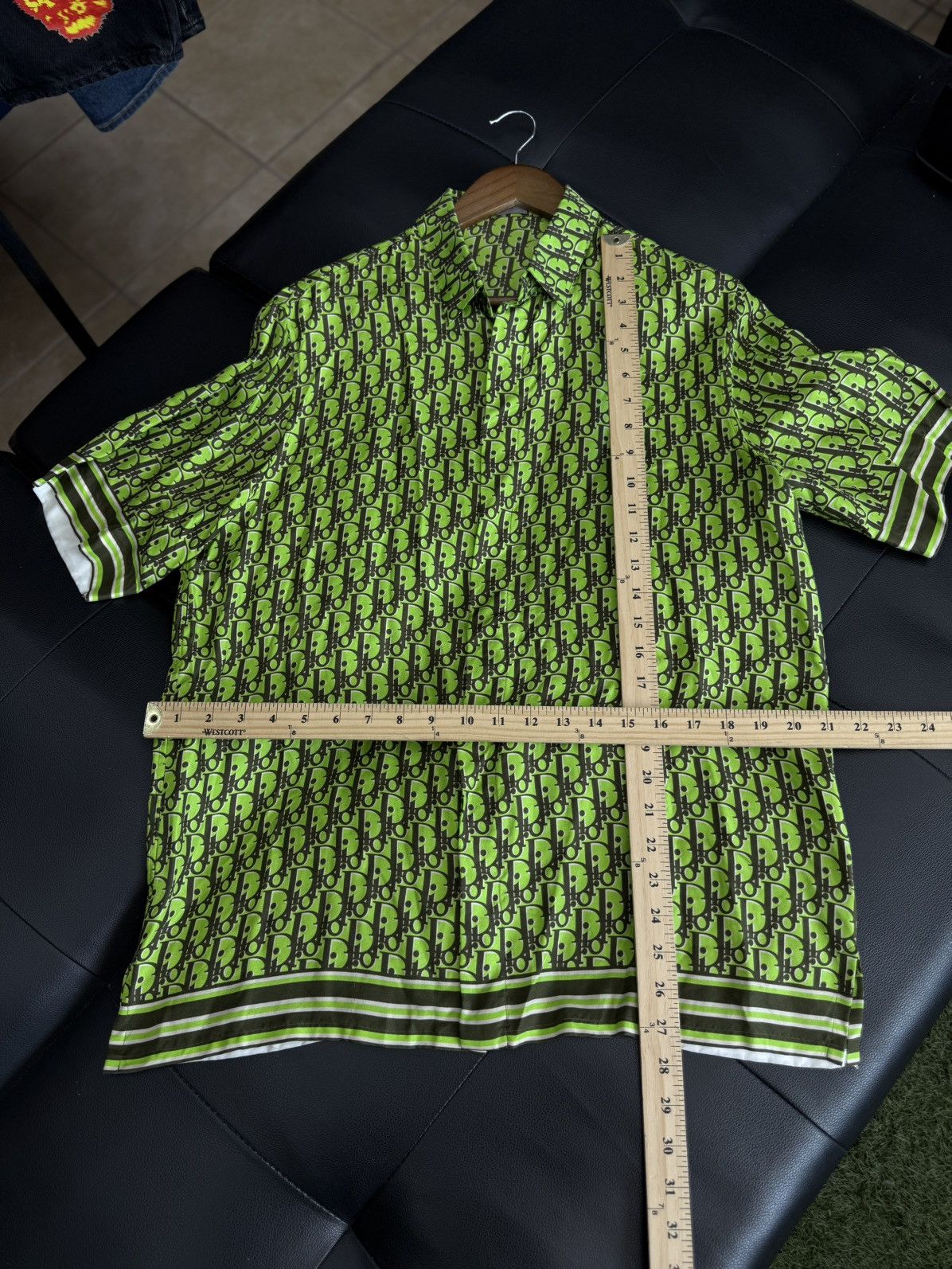 Dior Dior Silk Button Up Green Size 39/M $1750 Retail Exlusive Size US M / EU 48-50 / 2 - 9 Thumbnail
