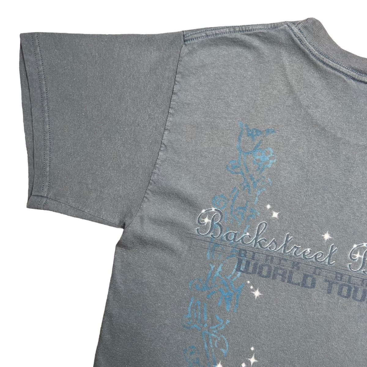Band Tees × Vintage Vintage 2001 Backstreet Boys Black & Blue World Tour T-Shirt Size US M / EU 48-50 / 2 - 10 Thumbnail