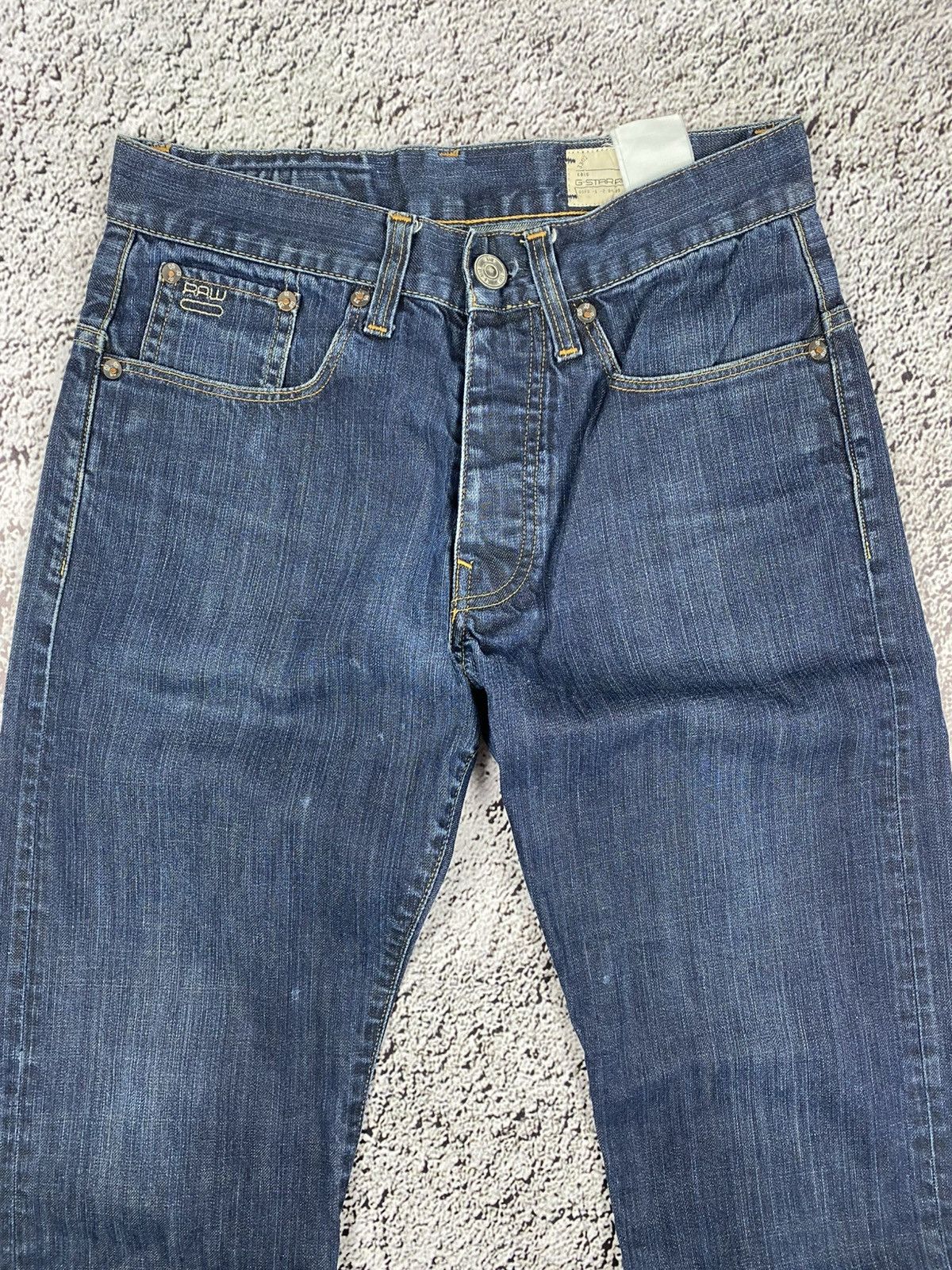 G-Star Vintage Y2K G STAR straight denim jeans trousers Size US 29 - 3 Thumbnail