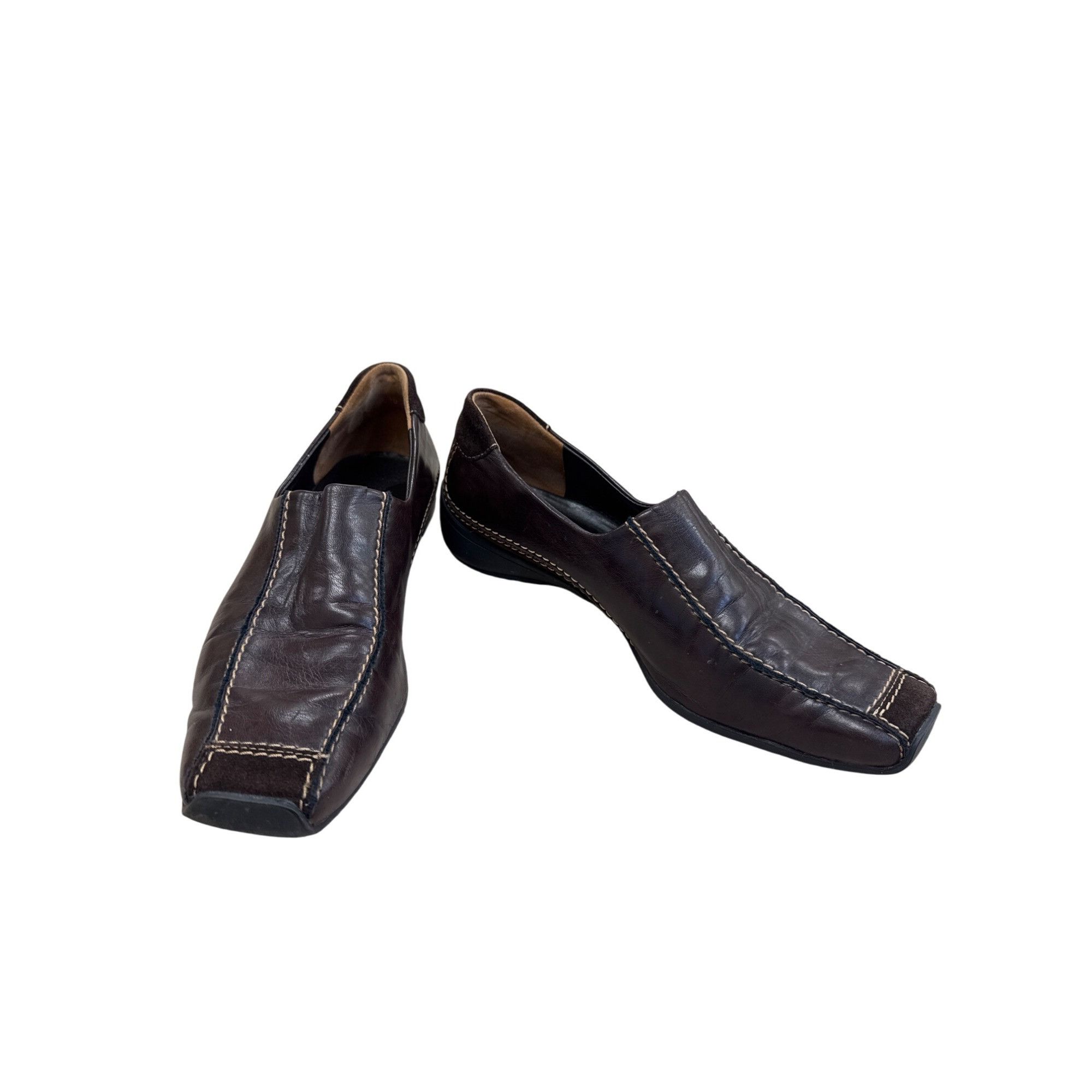 Other Paul Green Munchen Womens Brown Leather Slip-On Loafers Size Size US 6 / IT 36 - 1 Thumbnail