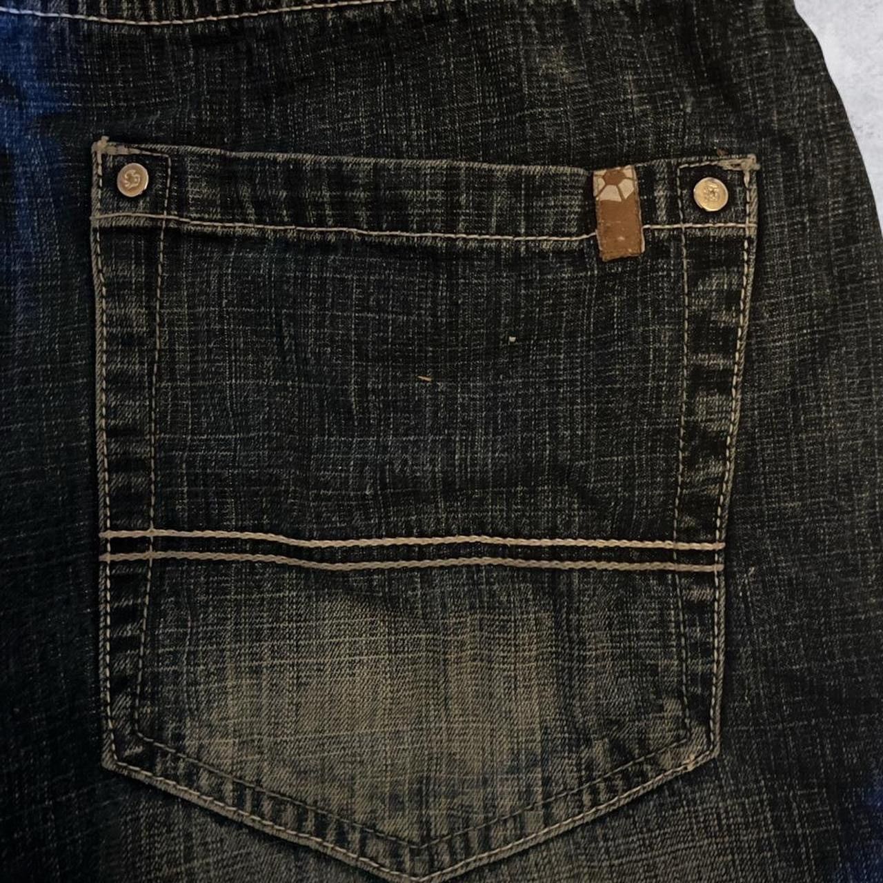 Southpole Vintage Southpole Fadded Blue brown tabs #vintage #grail Size US 34 / EU 50 - 3 Thumbnail