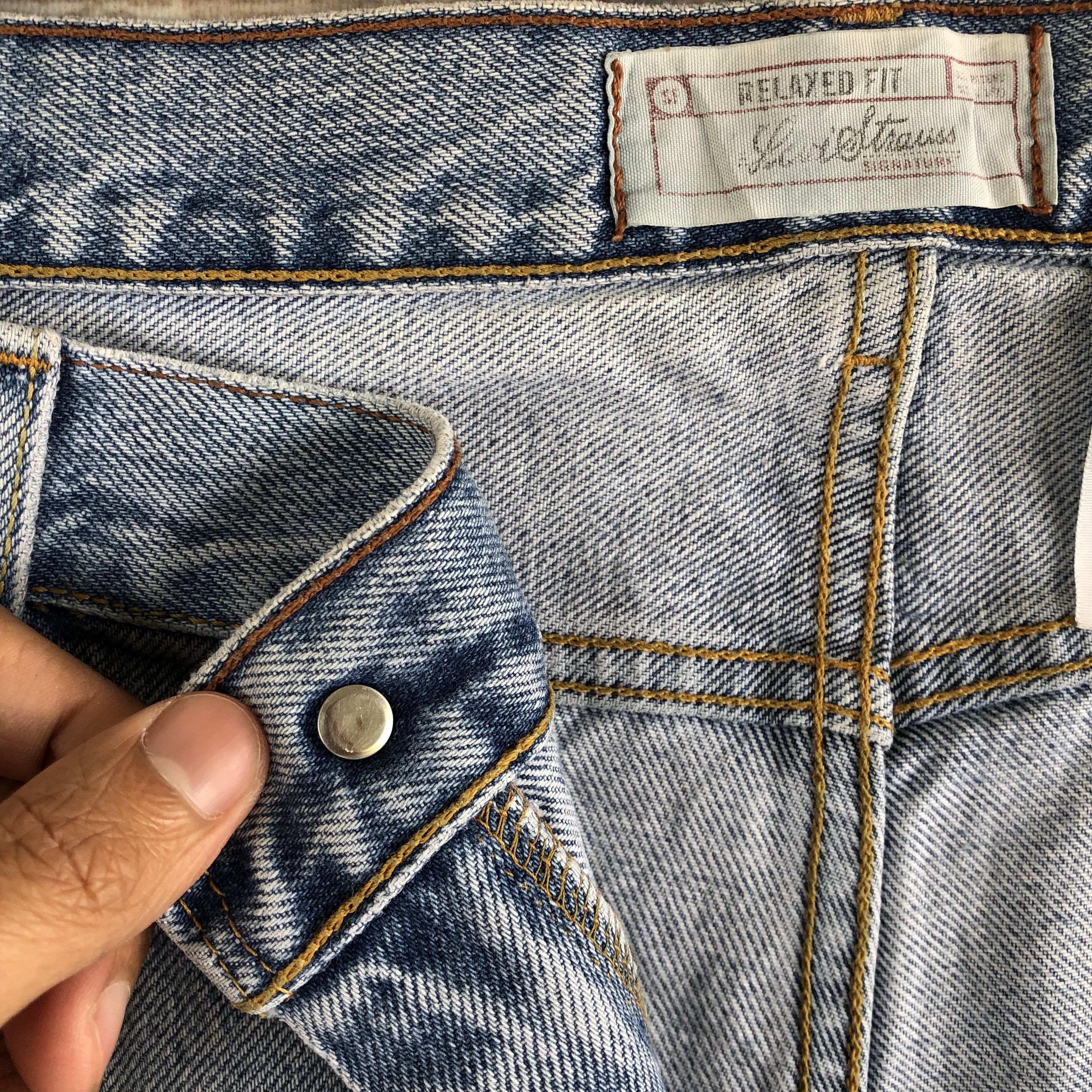 Levi's Vintage Y2K Levis Bleach Jeans Levi's Faded Light Wash Denim Size US 40 / EU 56 - 7 Thumbnail