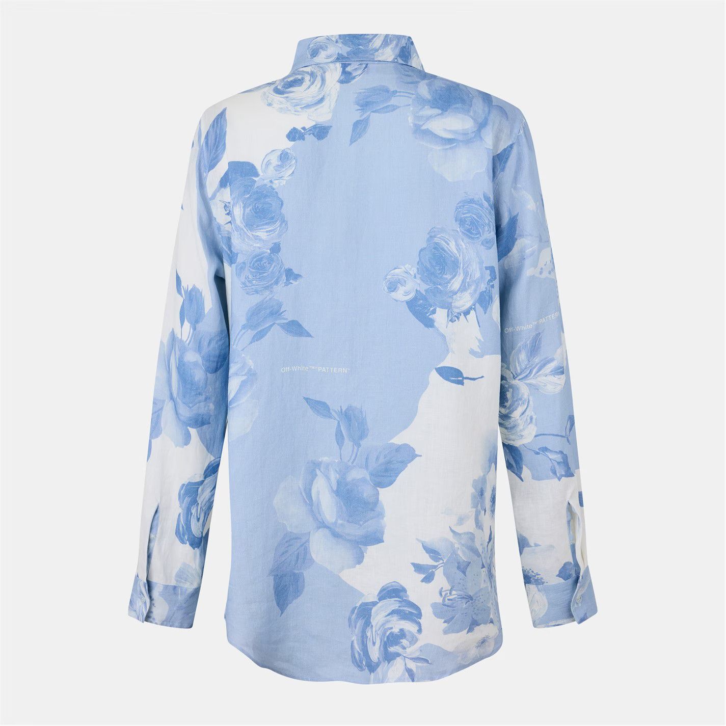 Off-White o1g2r1mq0326 Long Sleeve Shirt in Blue/White Size US L / EU 52-54 / 3 - 2 Thumbnail