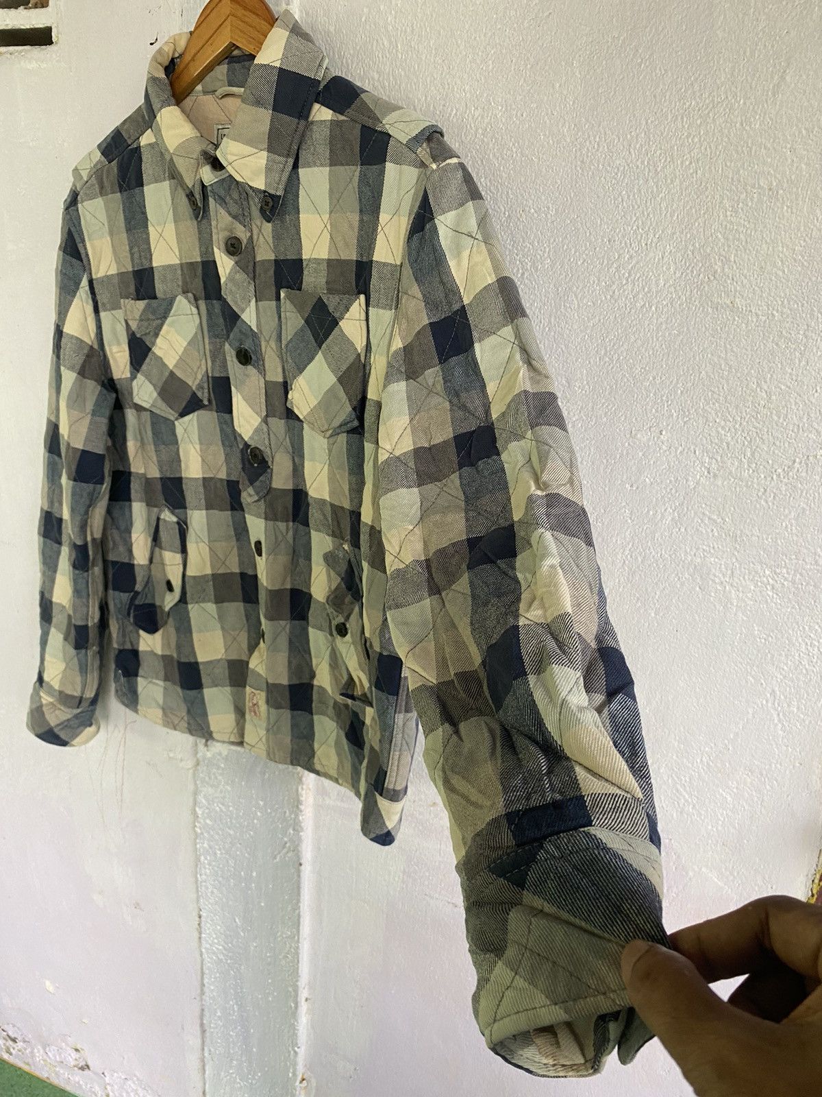 Levi's Levis Blue Plaid Sherpa Lined Trucker Jacket Mens Sz L Size US L / EU 52-54 / 3 - 6 Thumbnail