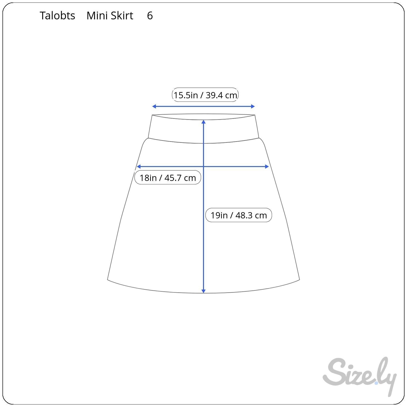 Talbots Talbots Womens Blue White Gingham Check Mini Skirt 5 Pocket Size 28" / US 6 / IT 42 - 5 Thumbnail
